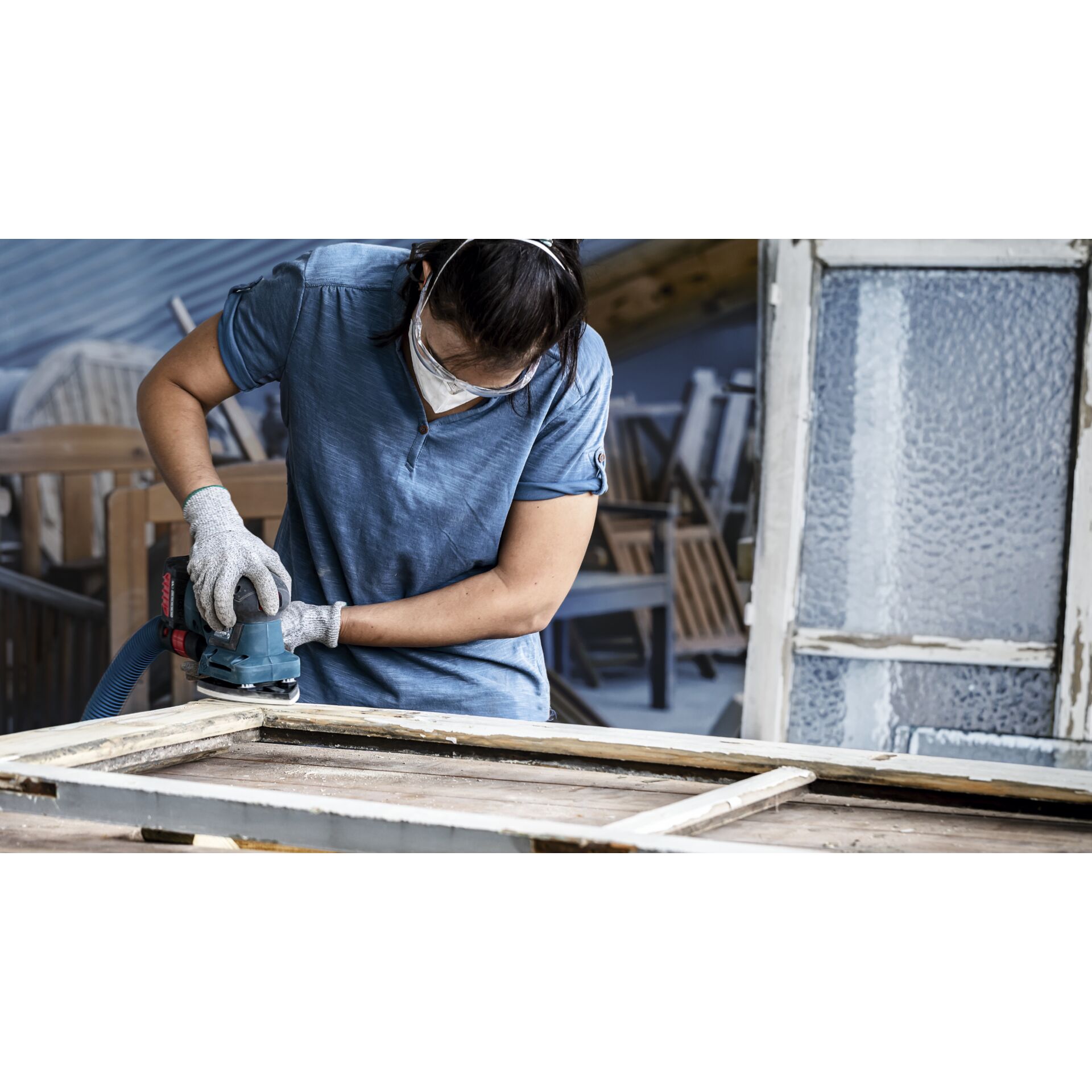 Bekleidung, Handschuh, Person, Holzbearbeitung