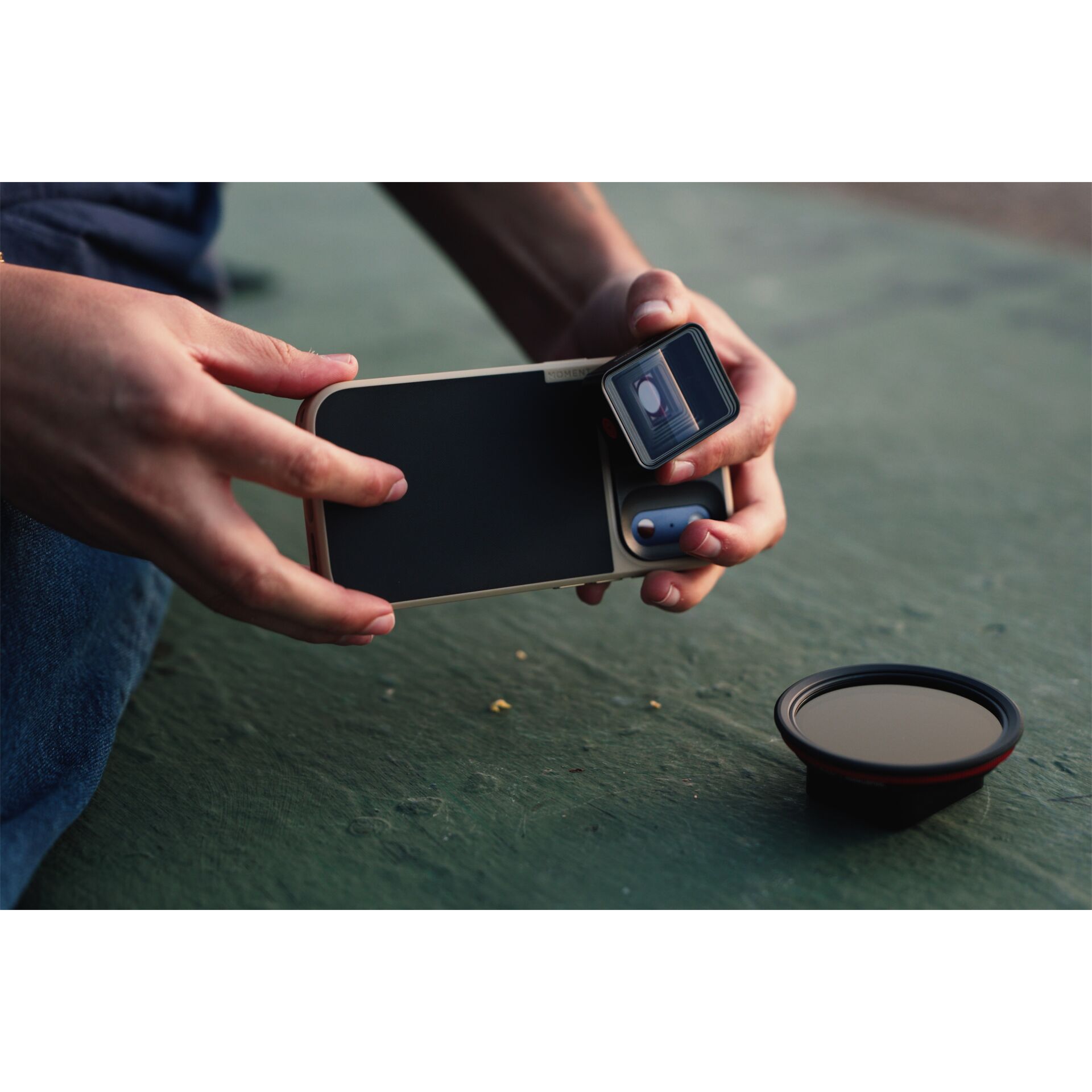 Smartphone, Phone case, Kameralinsenabdeckung, Kabellose Kopfhörer, Rückseite Dock