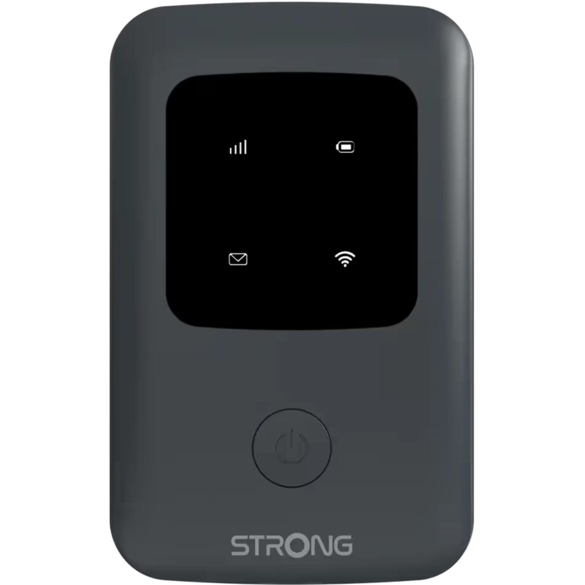 Handhelder Router, mobiler Hotspot, Wi-Fi-Gerät, schwarz, Netzschalter