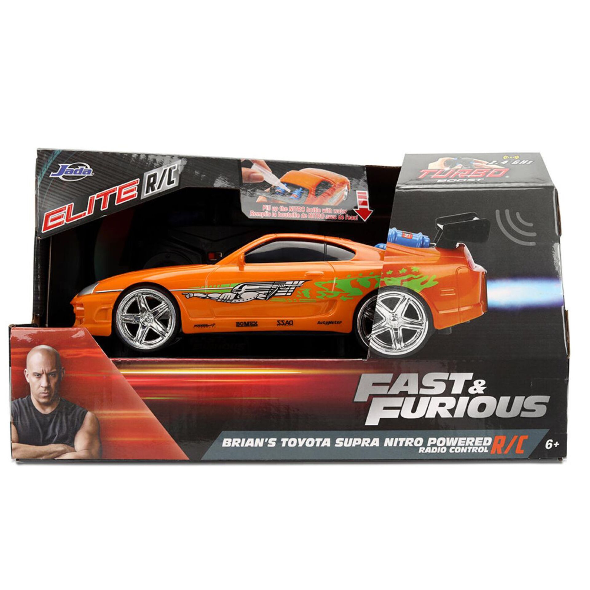 RC Auto, Orangene Auto, Sportwagen, Nitro betrieben, RC-Fernsteuerung