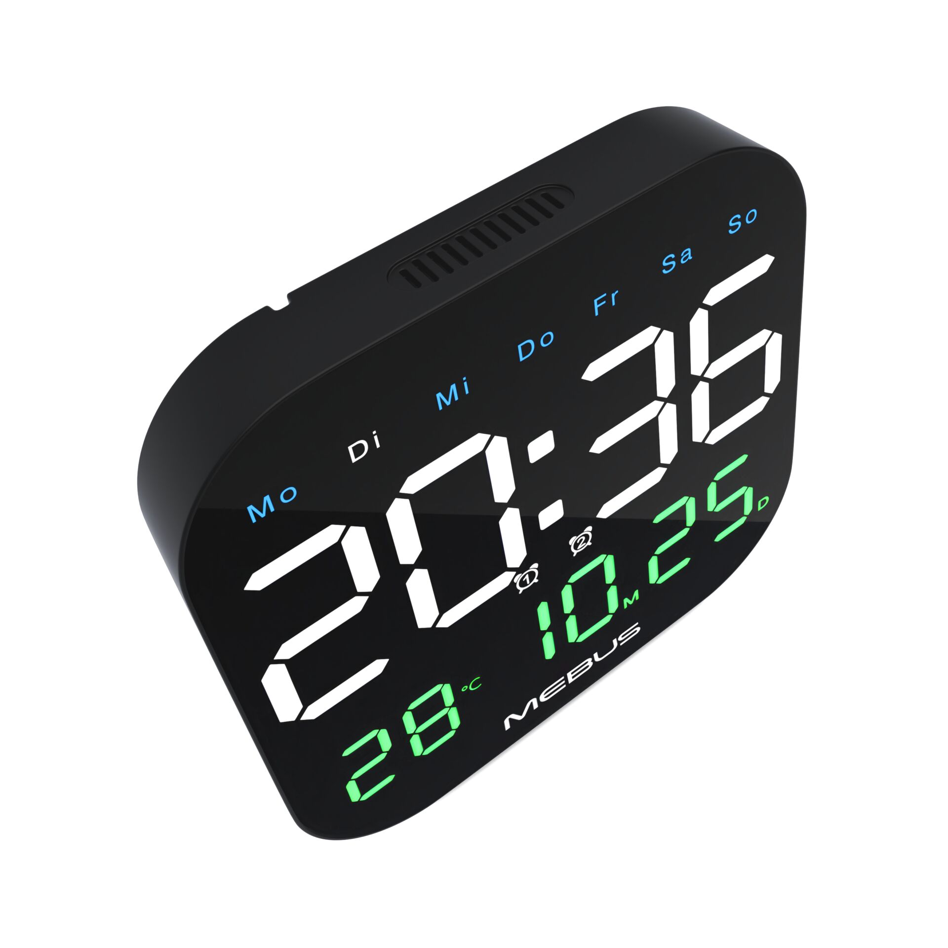 digitale uhr, wecker, LED-anzeige, temperaturanzeige, kabellose?