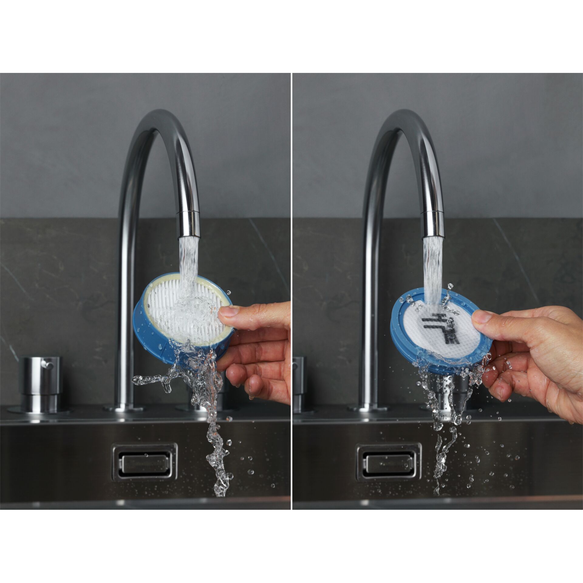 Sinken, Waschbeckenhahn