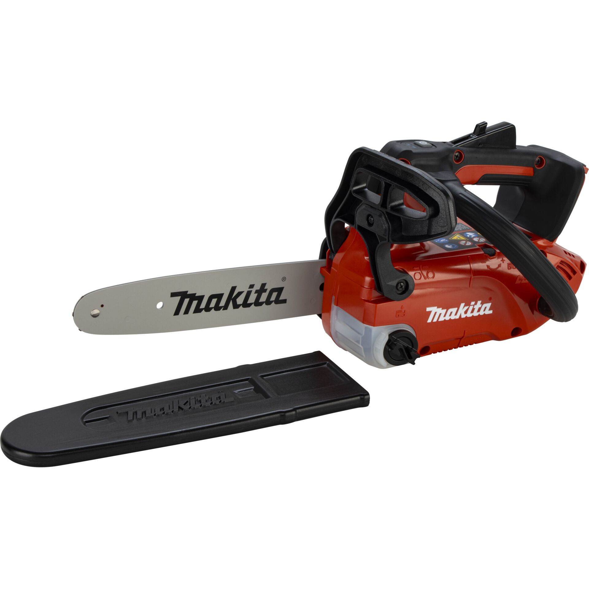 Kettensäge, Akku-Kettensäge, orange, Makita, Schnittkette