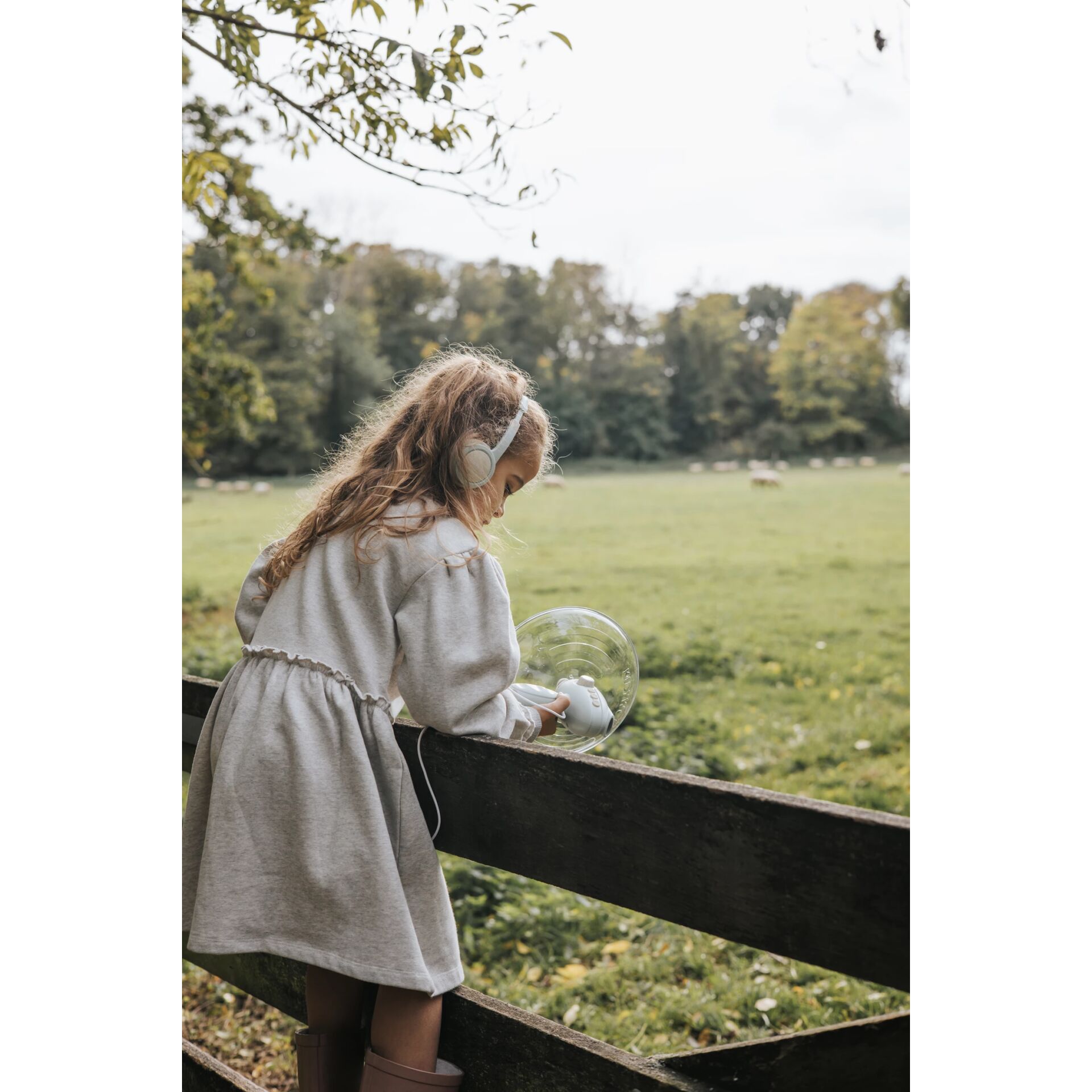 Kinder, Kopfhörer, Gehäuse, Brille, Auffangschale