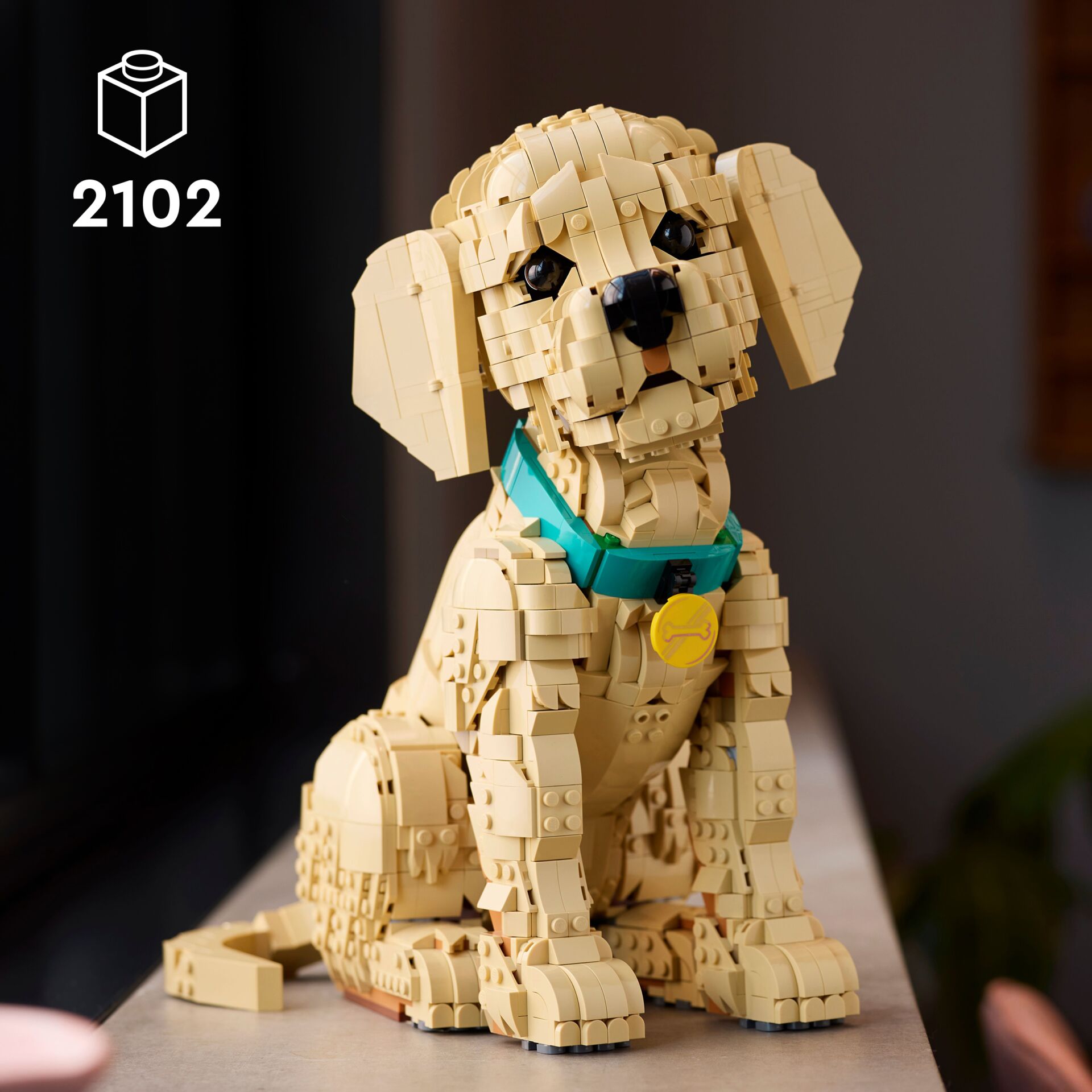 Lego, Hund, Hundefigur, Kunstwerk, Bausteine