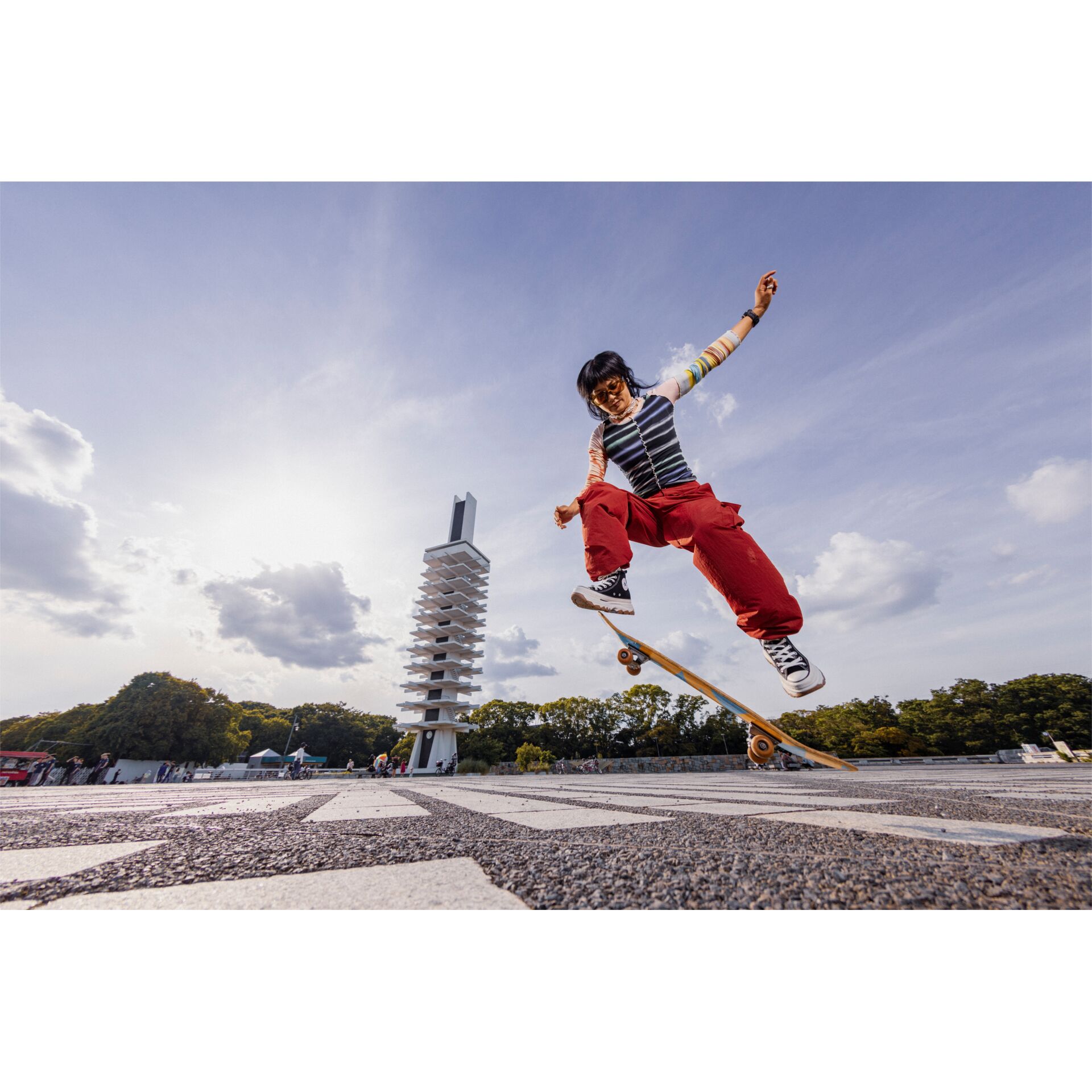 Person, Schuh, Skateboard, Stadt, Springen