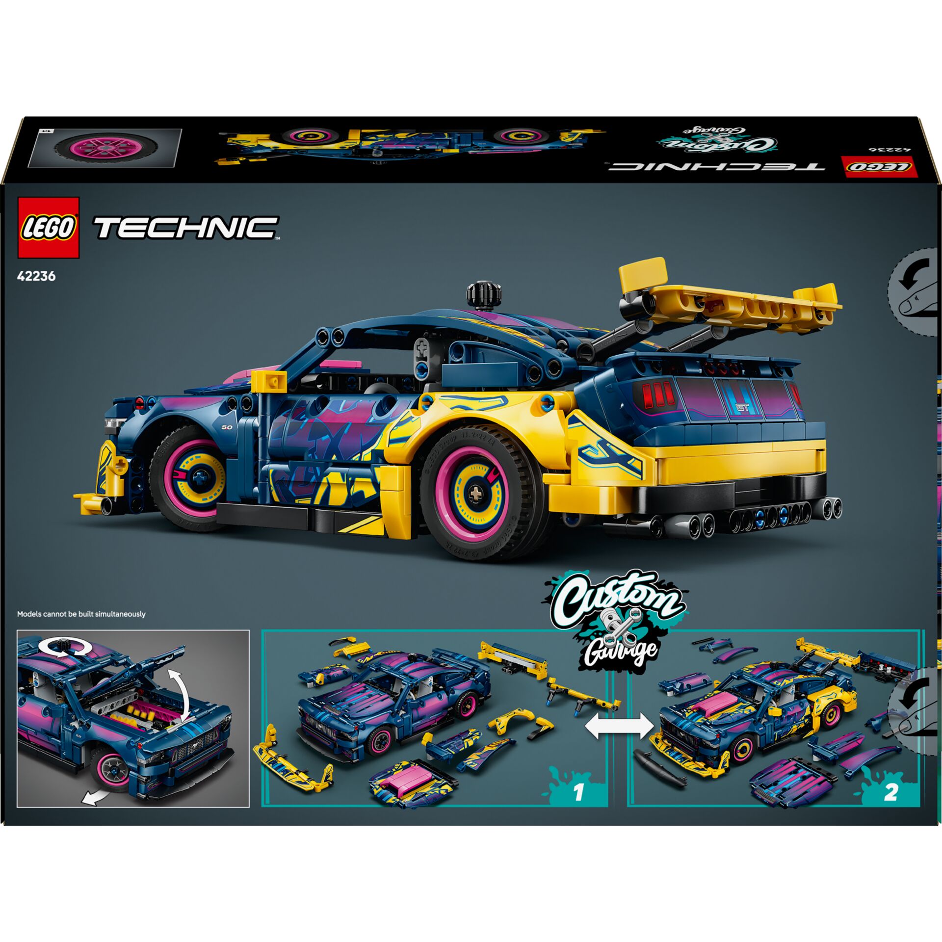 LEGO, Technic, Rennwagen, bunt, Modellauto
