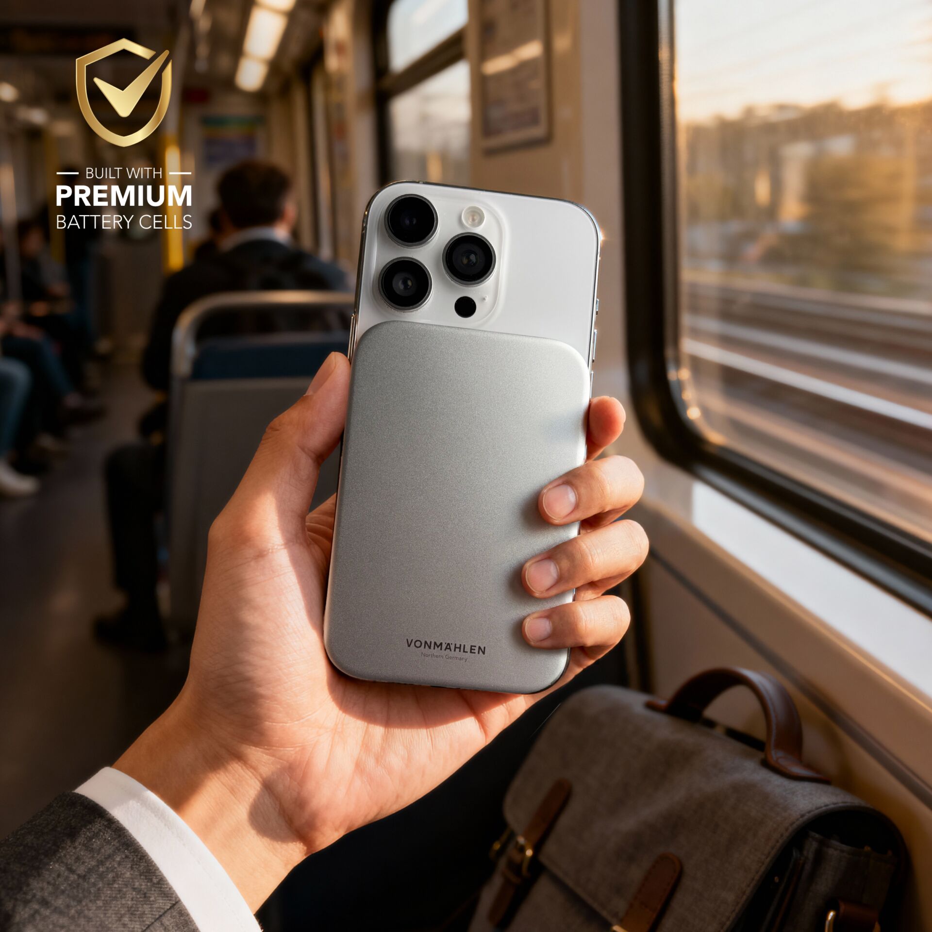 smartphone, iPhone, Triple-Kamera, Schutzhülle, Grau