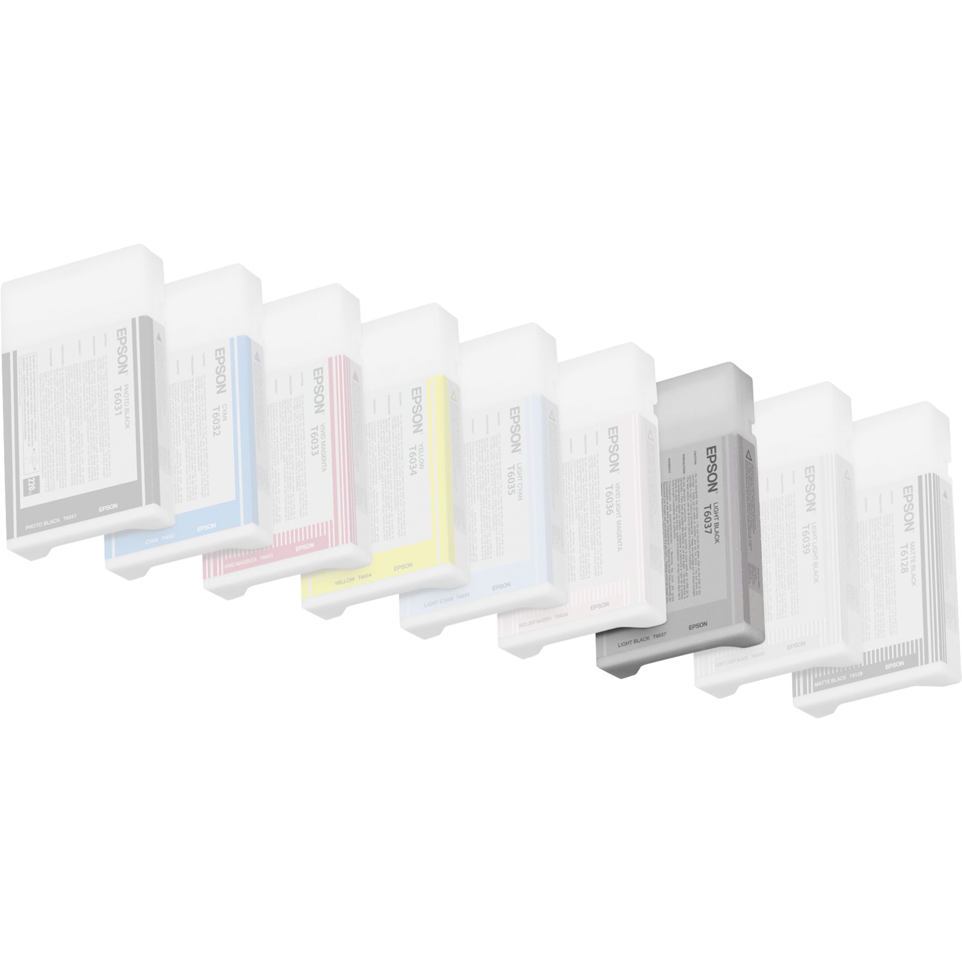 Epson Tintenpatrone light schwarz T 603 220 ml T 6037 Text