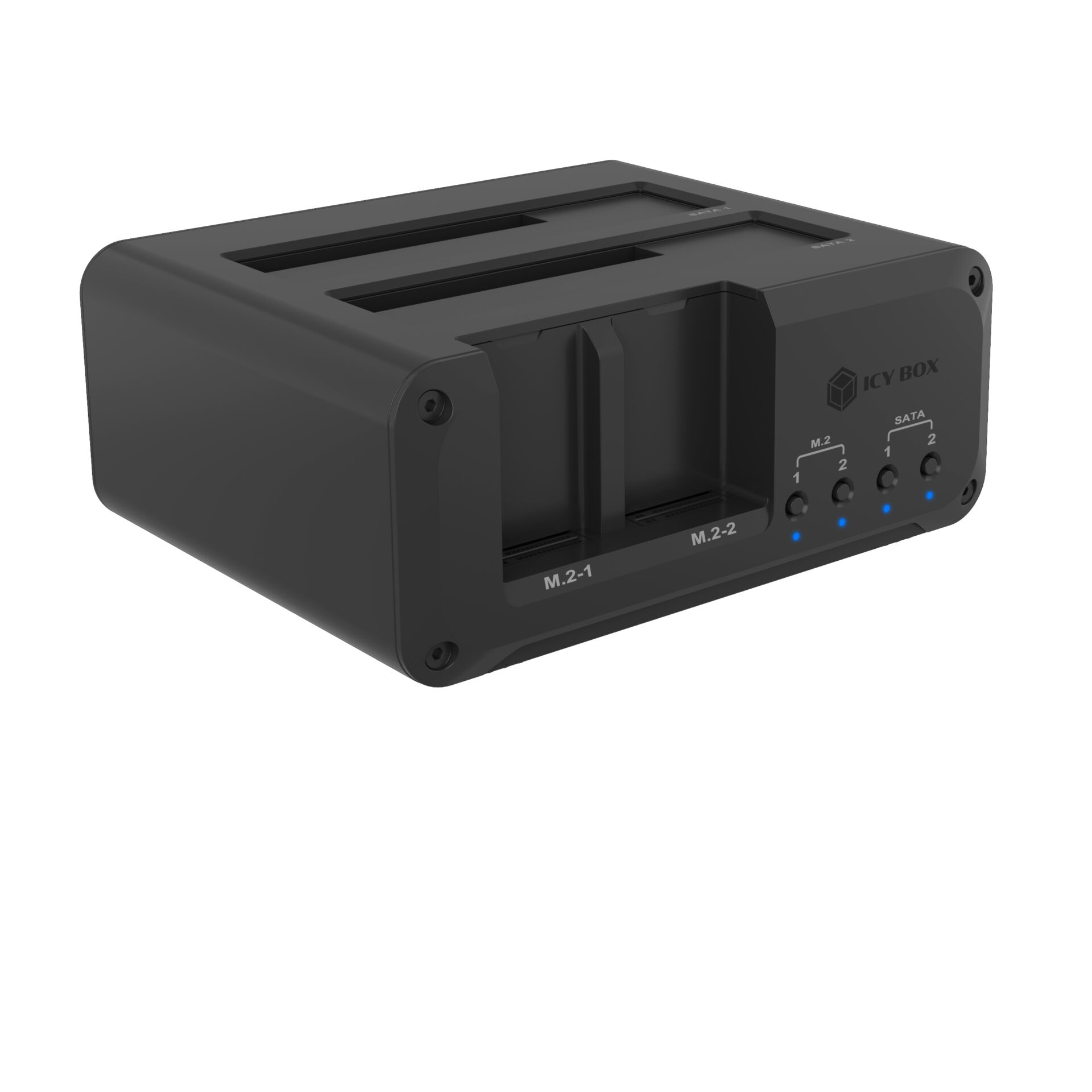 USB-Dockingstation, Dual-Slot, M.2, SATA, Gehäuse