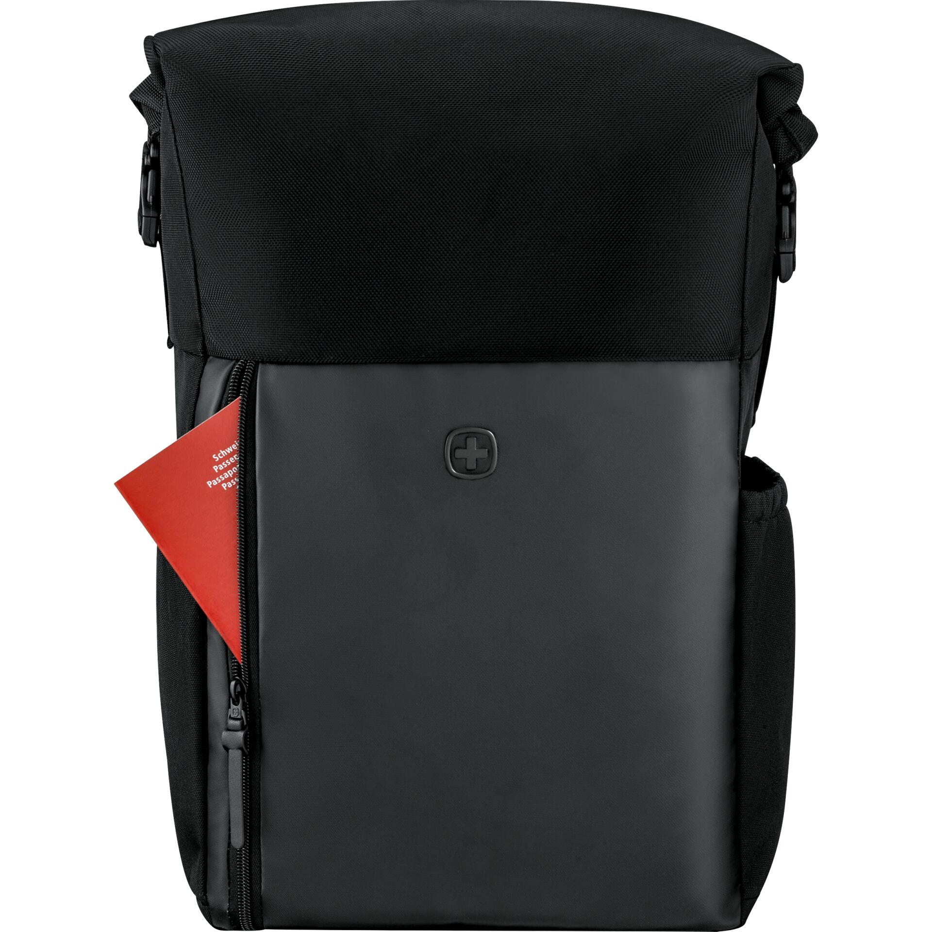 Rucksack, Schwarz, Passportentasche, Gepäcktasche, Schulterriemen