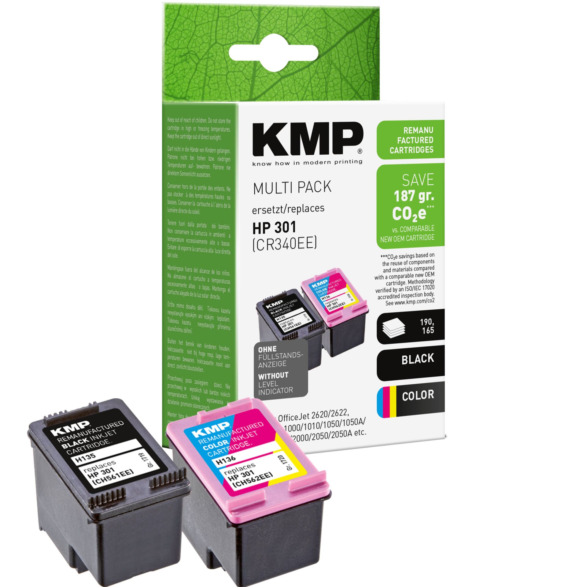 Adapter, Elektronik, Computer-Ausrüstung, Computerausrüstung, QR-Code, Tintenpatrone, Druckerzubehör, Farbtinten, Mehrfachpack, HP-kompatibel