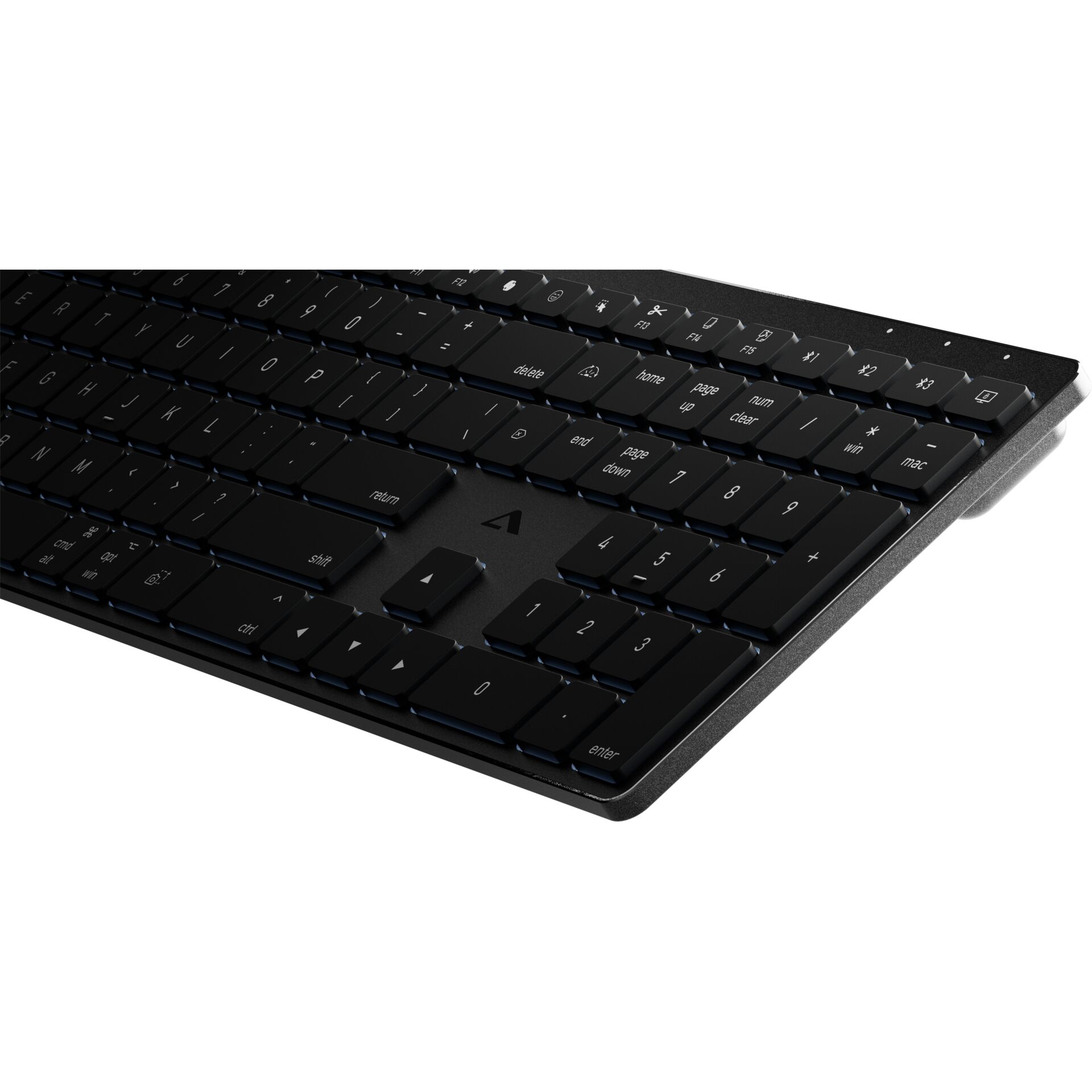 Tastatur, Numerische Tastatur, Schwarz, Flaches Design, Schlank