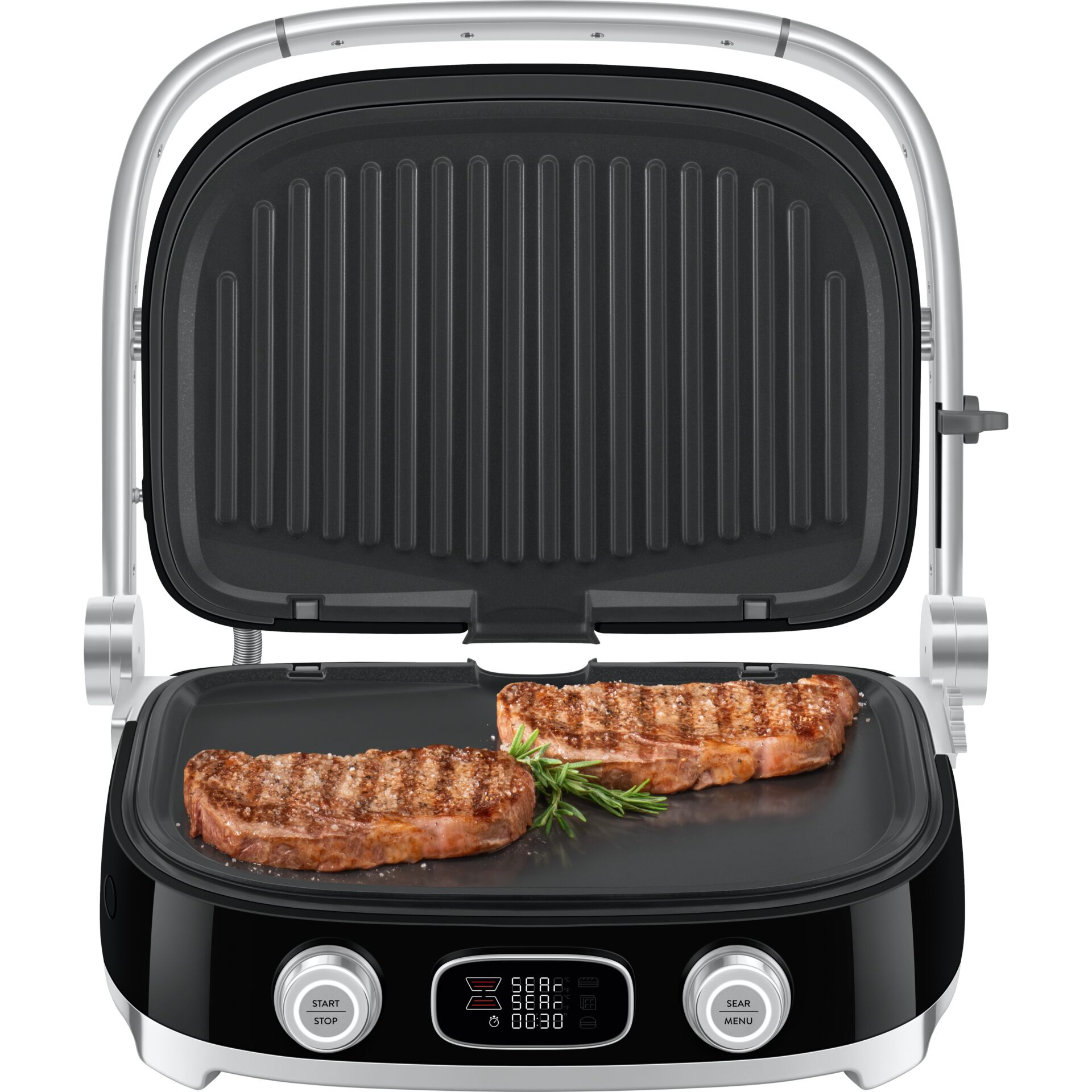 Grill, Grillplatte, Elektrischer Grill, Food Grill, Rosmarin