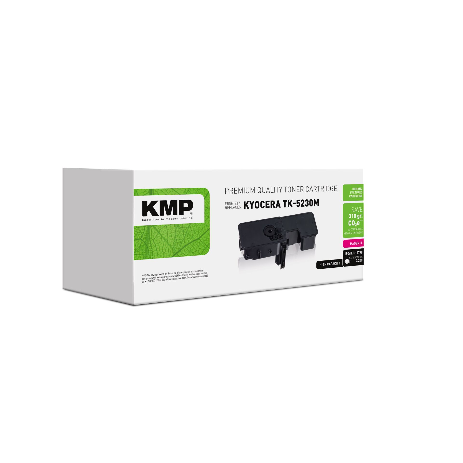 Adapter, Elektronik, Schusswaffe, Waffe, Visitenkarte, Tonerpatrone, Kyocera TK-5230M, KMP, Magenta, High Capacity
