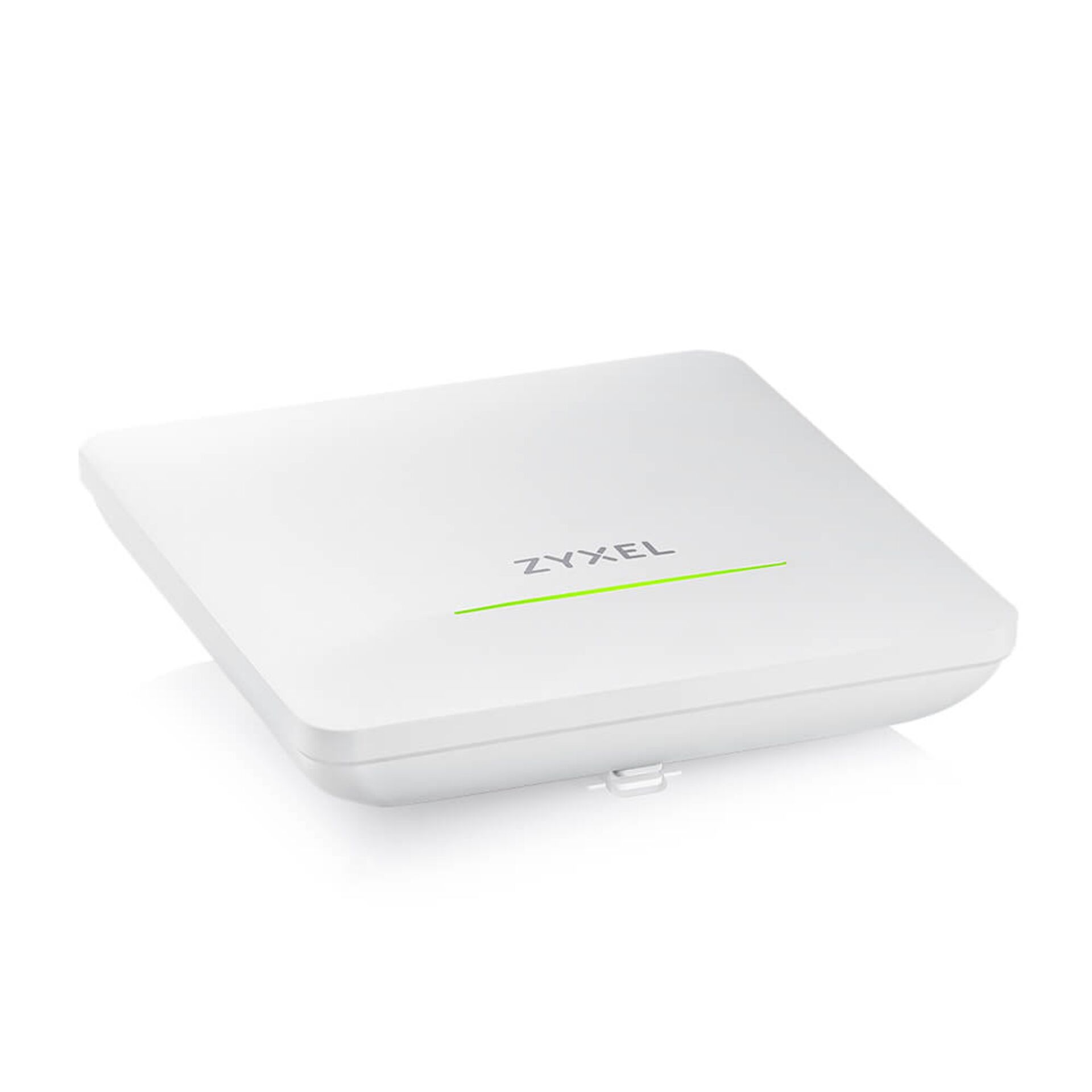 WLAN-Access-Point, Netzwerkgerät, weißes Gehäuse, Status-LED