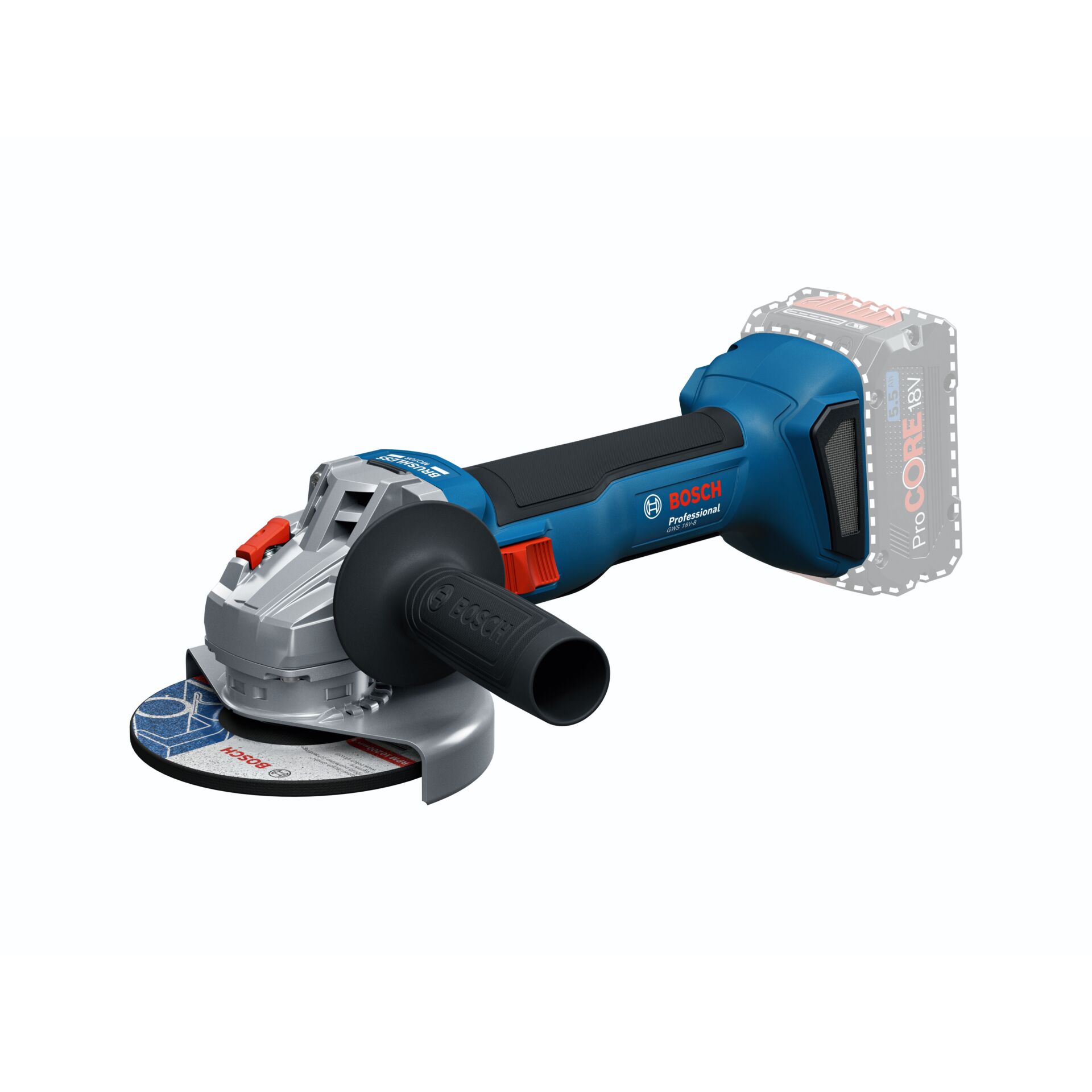 Bosch GWS 18V-8  Akku-Winkelschleifer