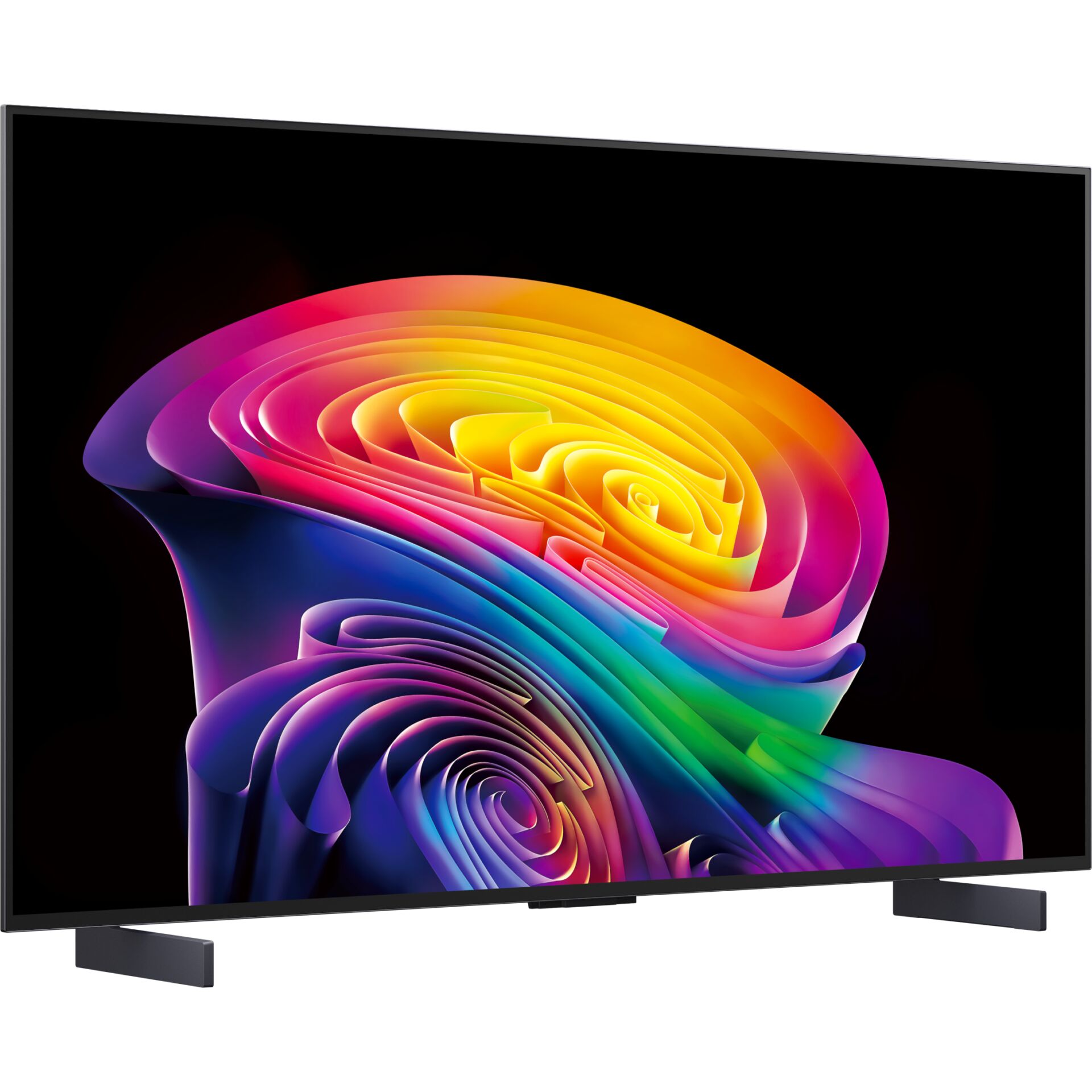 fernseher, led-tv, 4k, schwarz, flachbildschirm