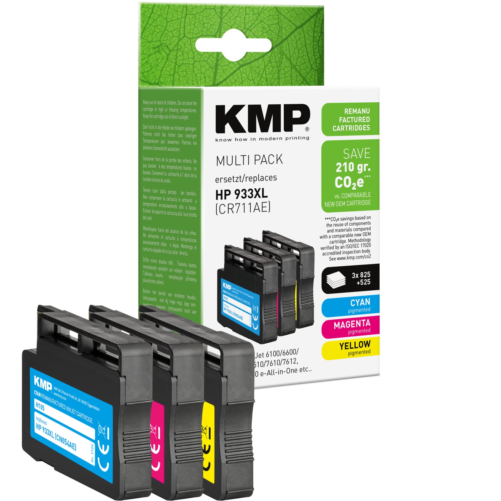 Adapter, Elektronik, Computer-Ausrüstung, Computerausrüstung, QR-Code, Tintenpatrone, Druckerpatrone, HP 93XL, Mult Pack, Farben Cyan Magenta Gelb