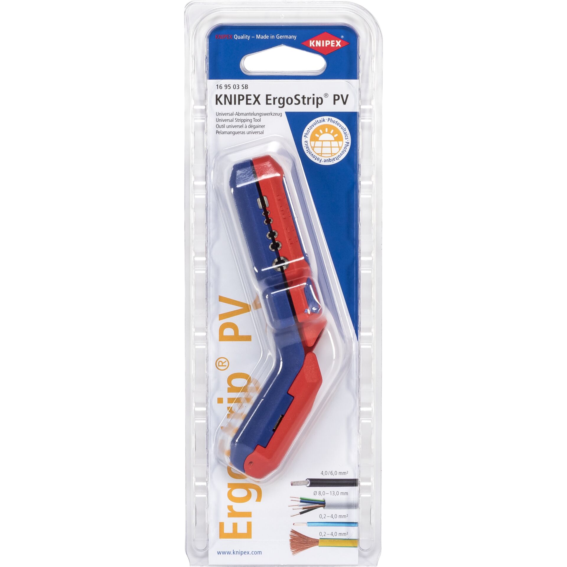 KNIPEX ErgoStrip PV  Abmantelungswerkzeug