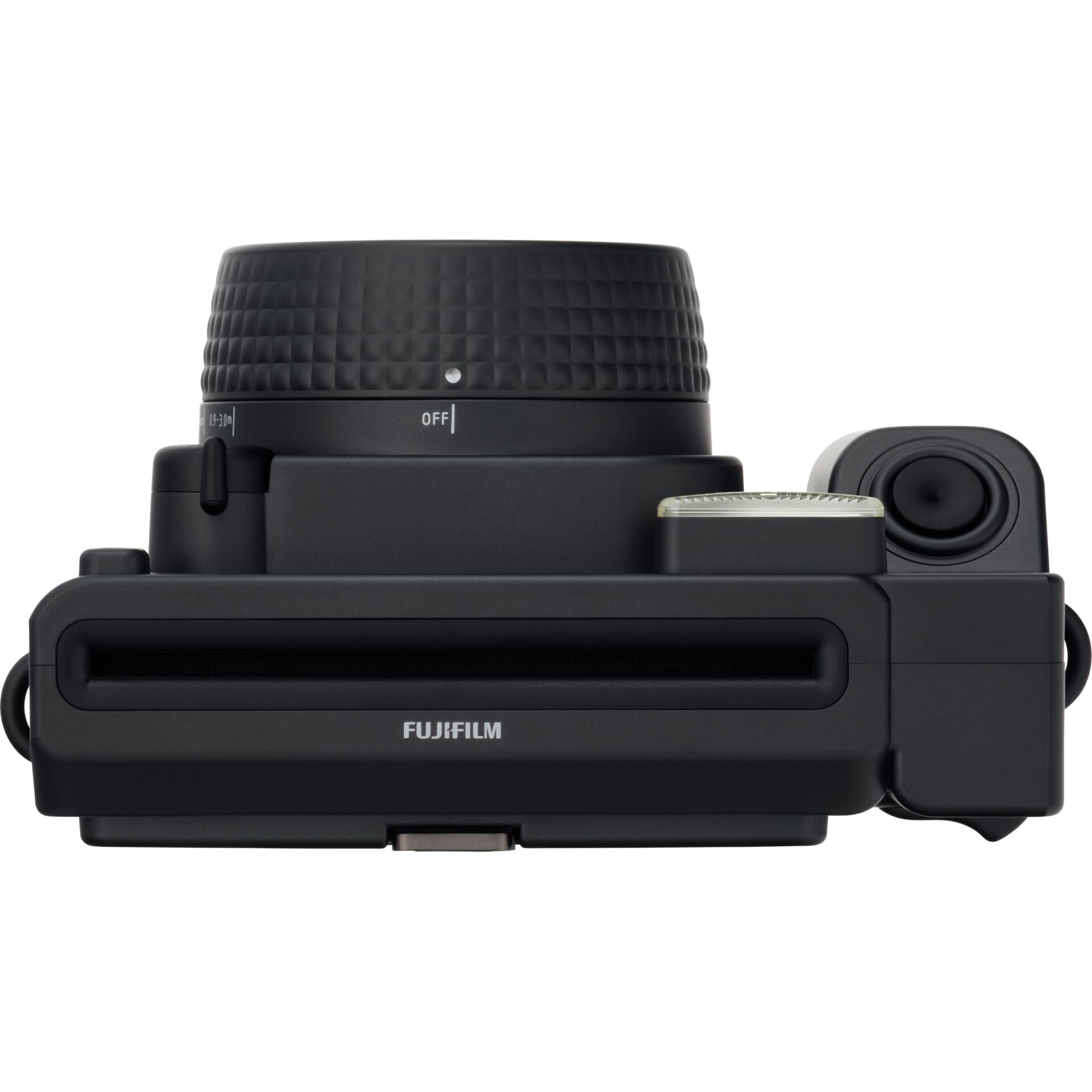 Polaroid-Style-Kamera, Sofortbildkamera, Fujifilm, schwarze Kamera, kompakte Kamera