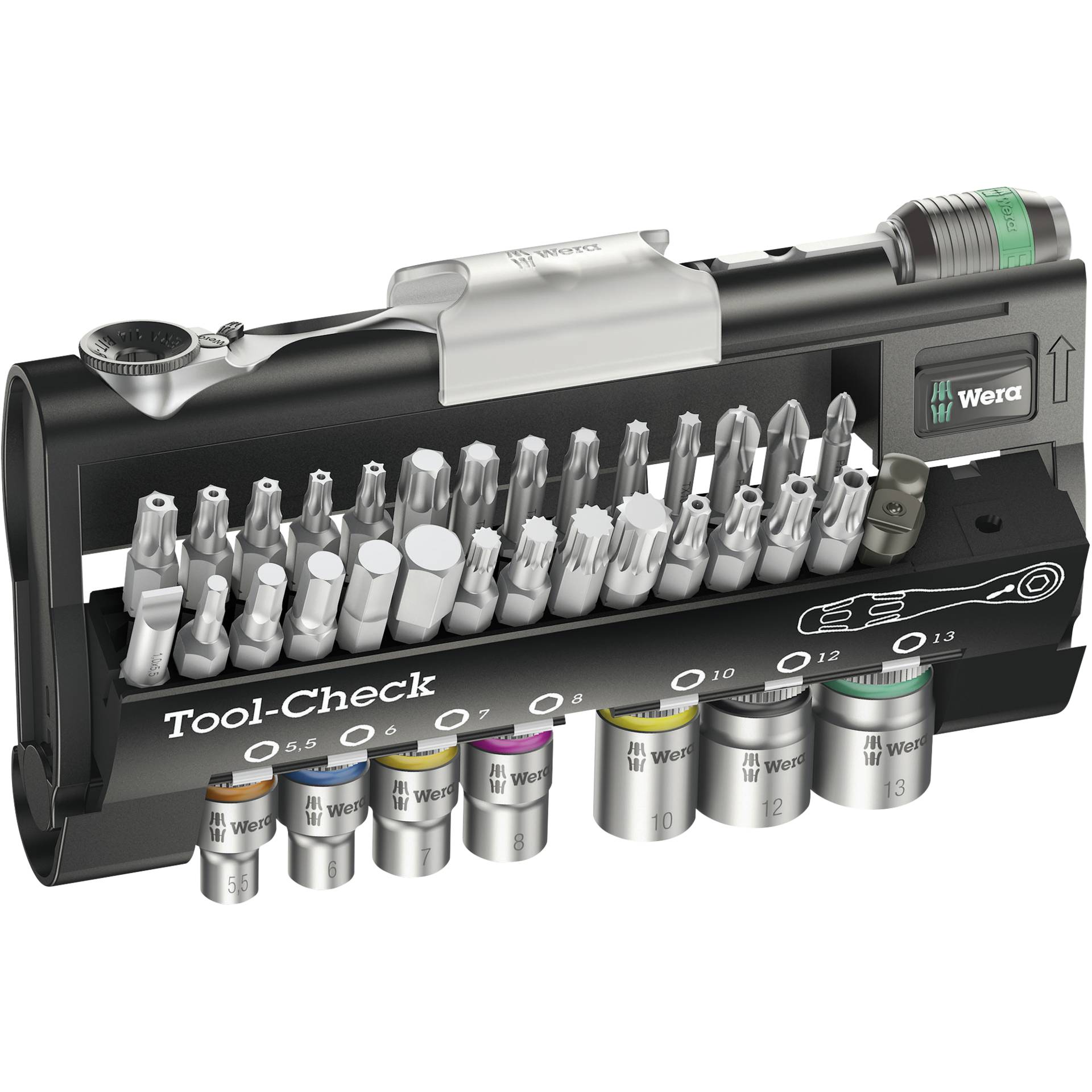 Wera Tool-Check Automotive 1  Bits-Sortiment mit Ratsche