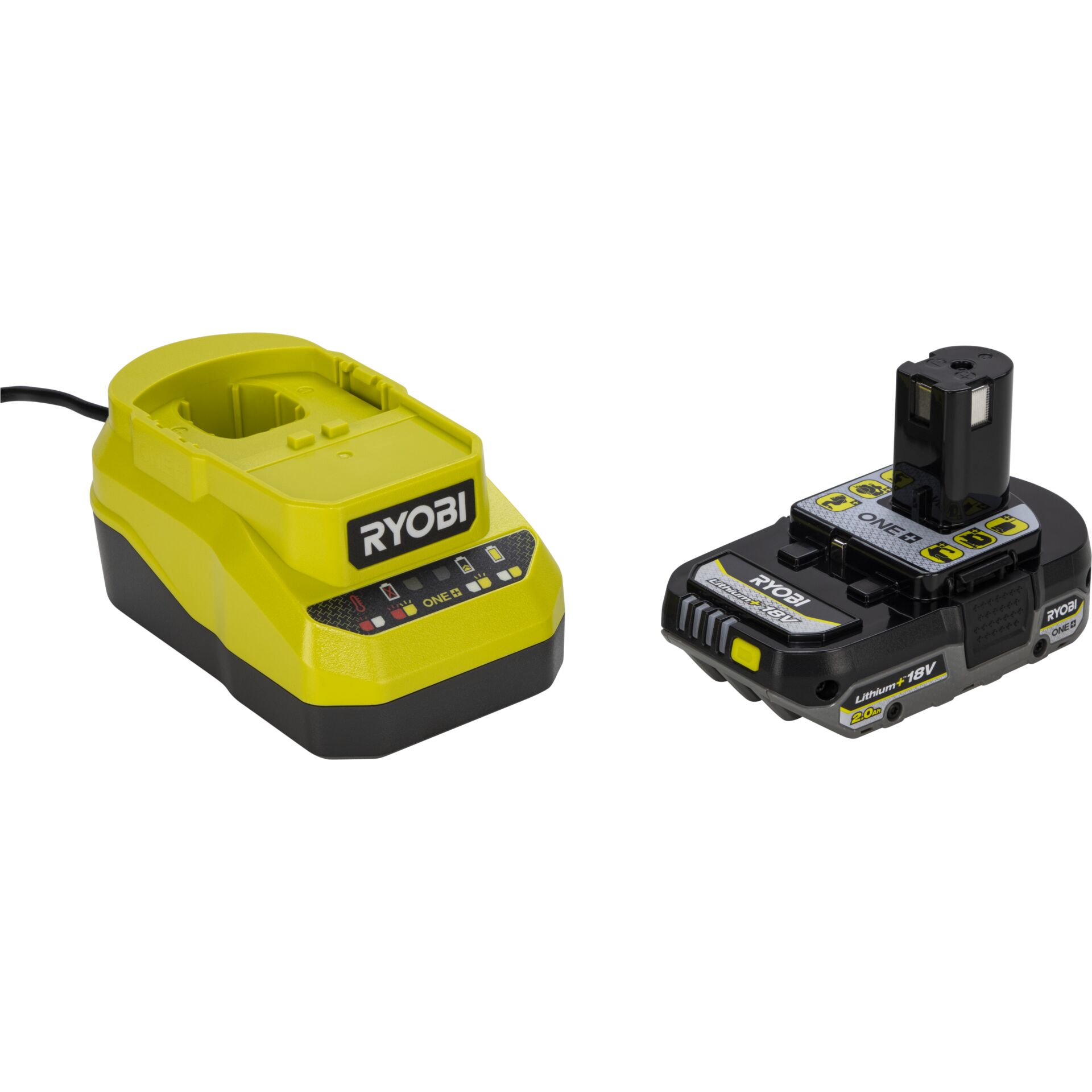 Akku-Ladegerät, Ryobi, Lithium-Ionen, Batterie-Werkzeug, Ladegerät-Set
