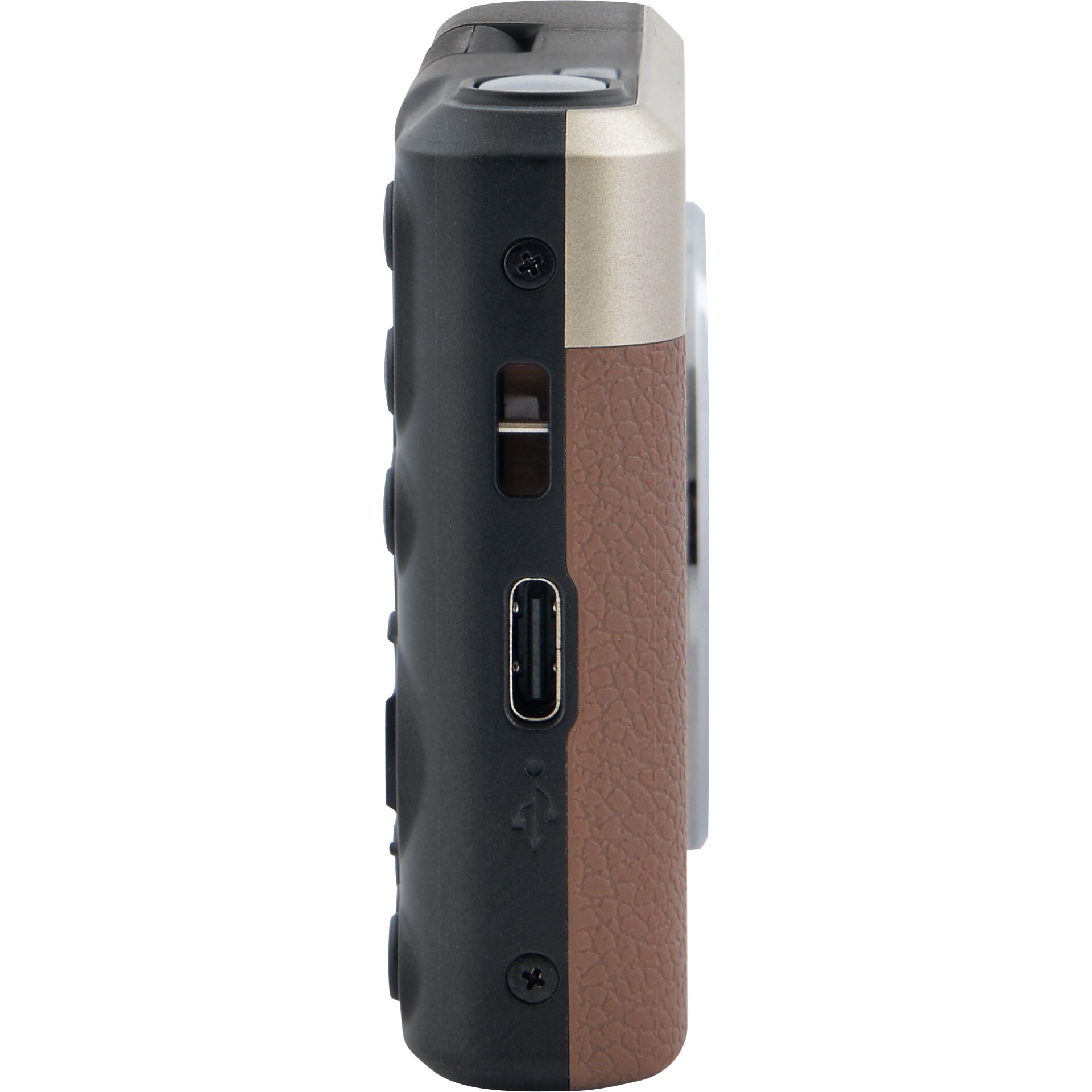 Kamera, Kunststoff, Braun, USB-C, Seitlich