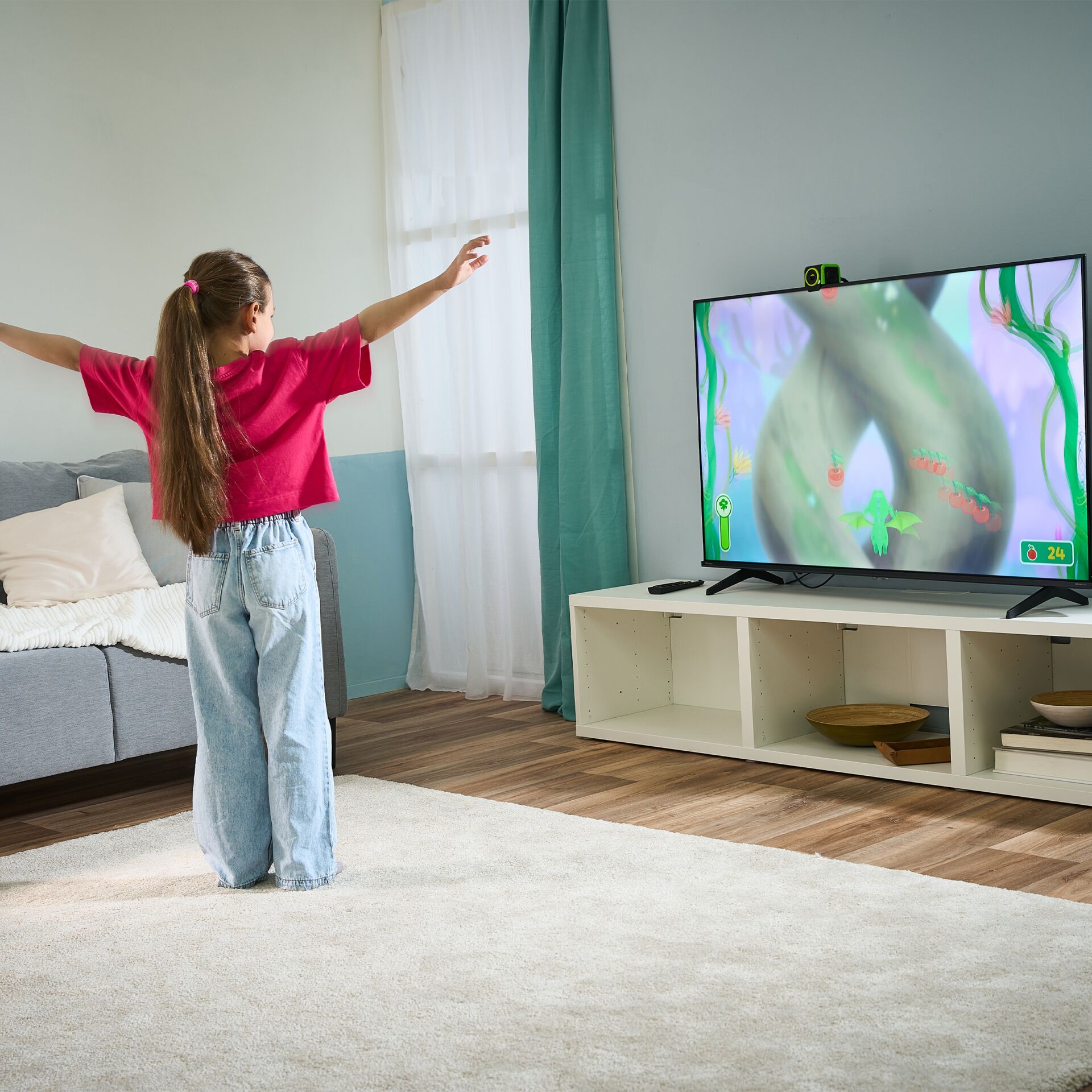 Kinderzimmer, Fernseher, TV-Spiel, Wohnzimmer, Jugendzimmer