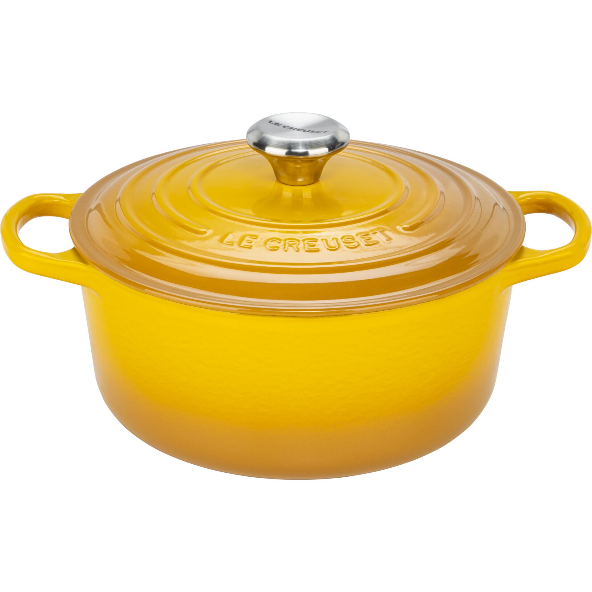 Le Creuset Signature Bräter  rund 24 cm nectar