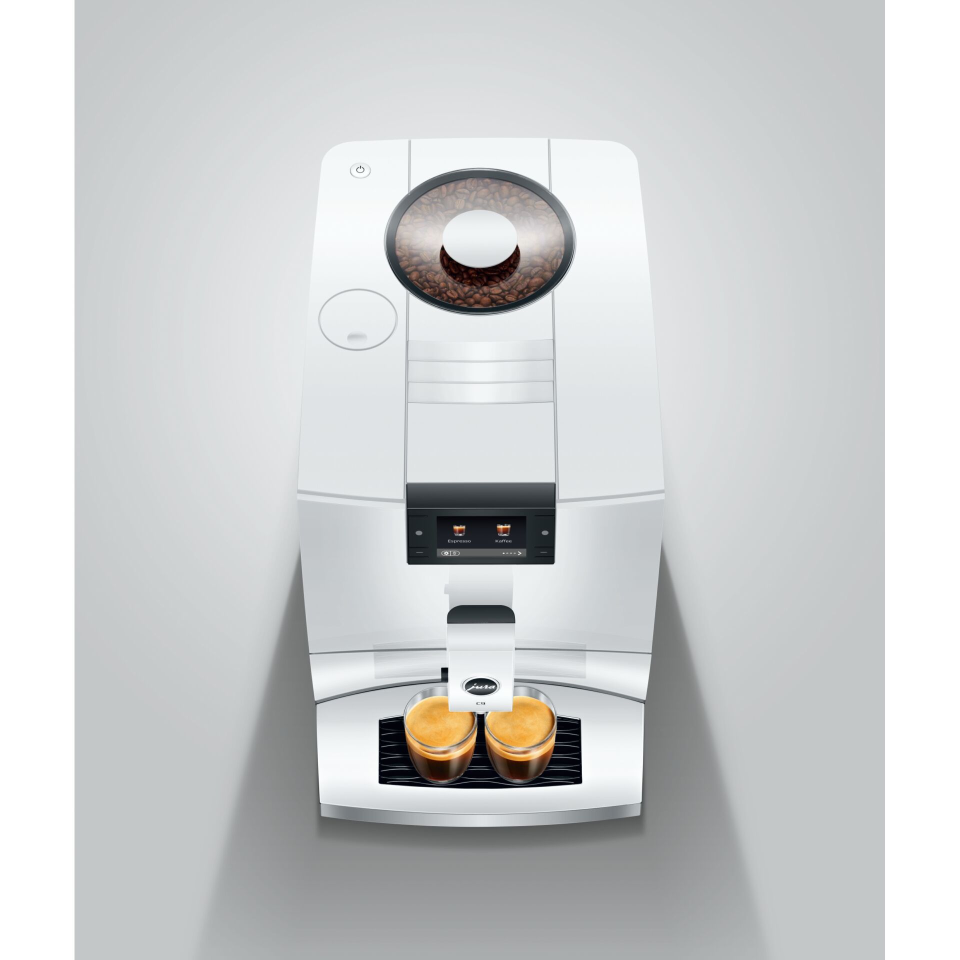 Kaffeemaschine, Kaffeevollautomat, Kaffeezubereitung, Espresso, Weiß