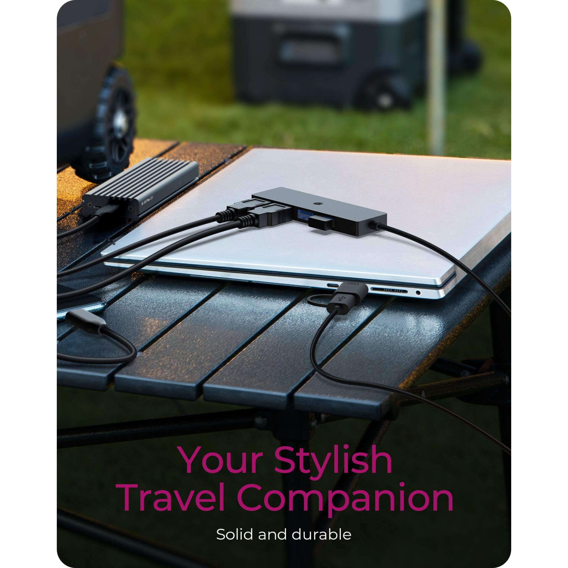 Elektronik, Laptop, Mobiliar, Tabelle, Gras