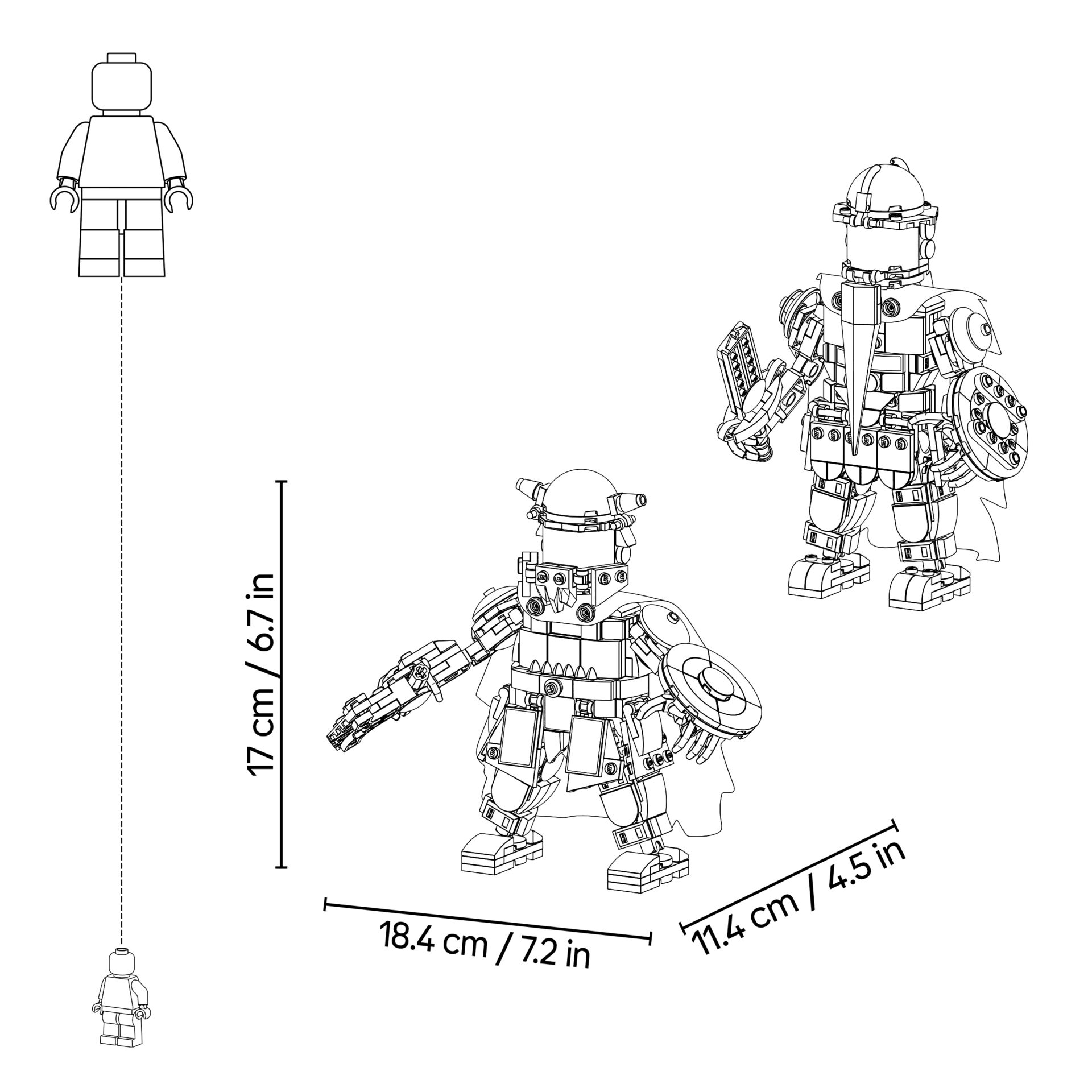 Lego-Figur, Roboter, Minifigur, Mech, Modulare Figur