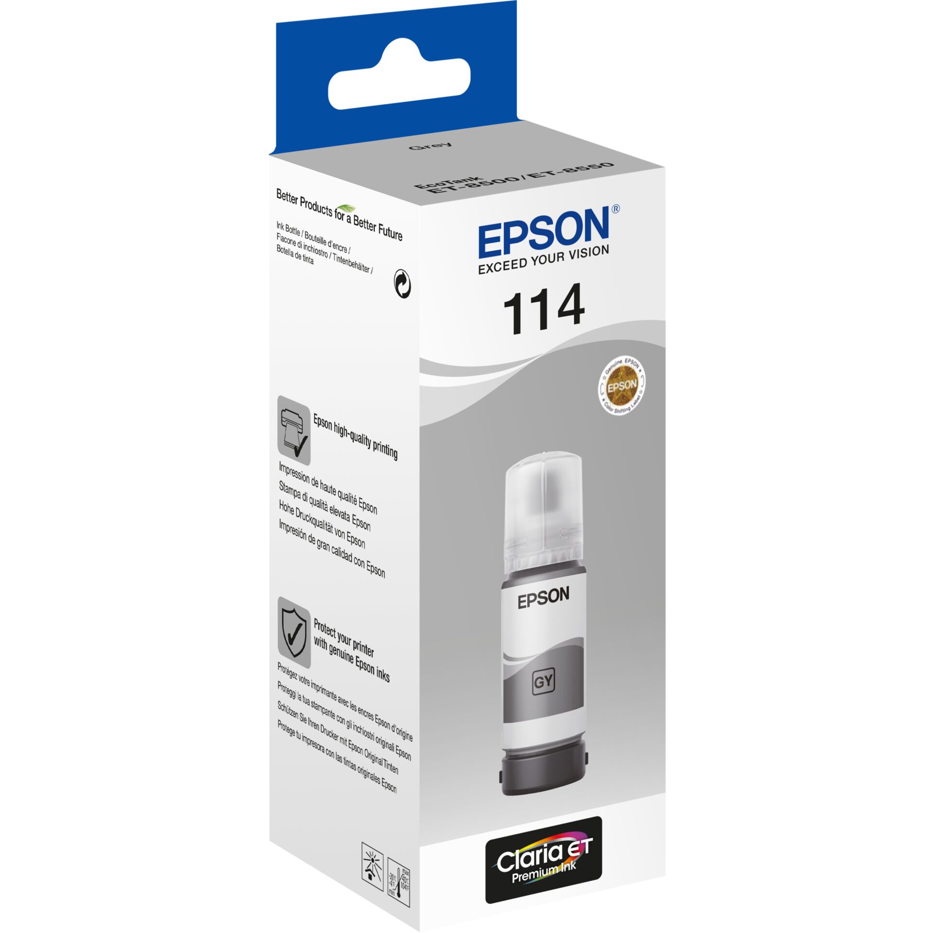 Epson EcoTank grey  T 114 70 ml               T 07B5