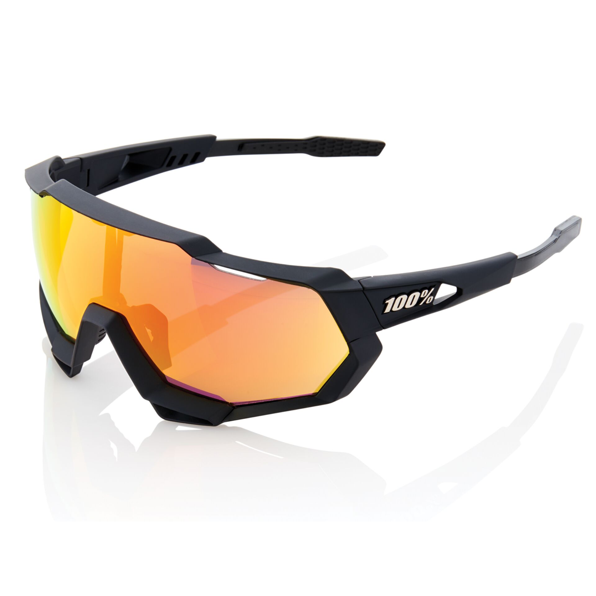 100percent Speedtrap - HiPER  Mirror Lens Soft Tact Black