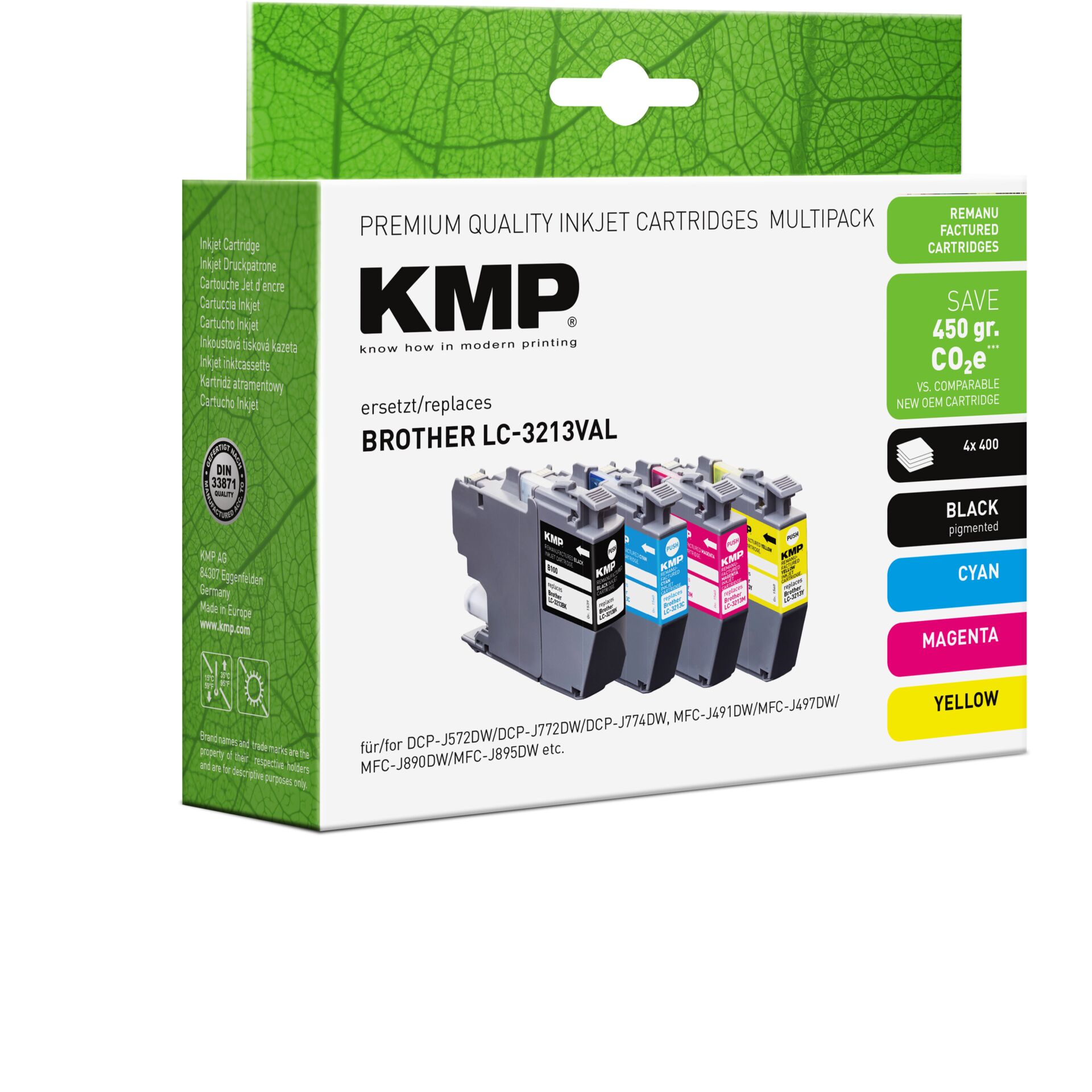 QR Kode, druckerpatronen, tintenpatronen, multipack, cyan, gelb