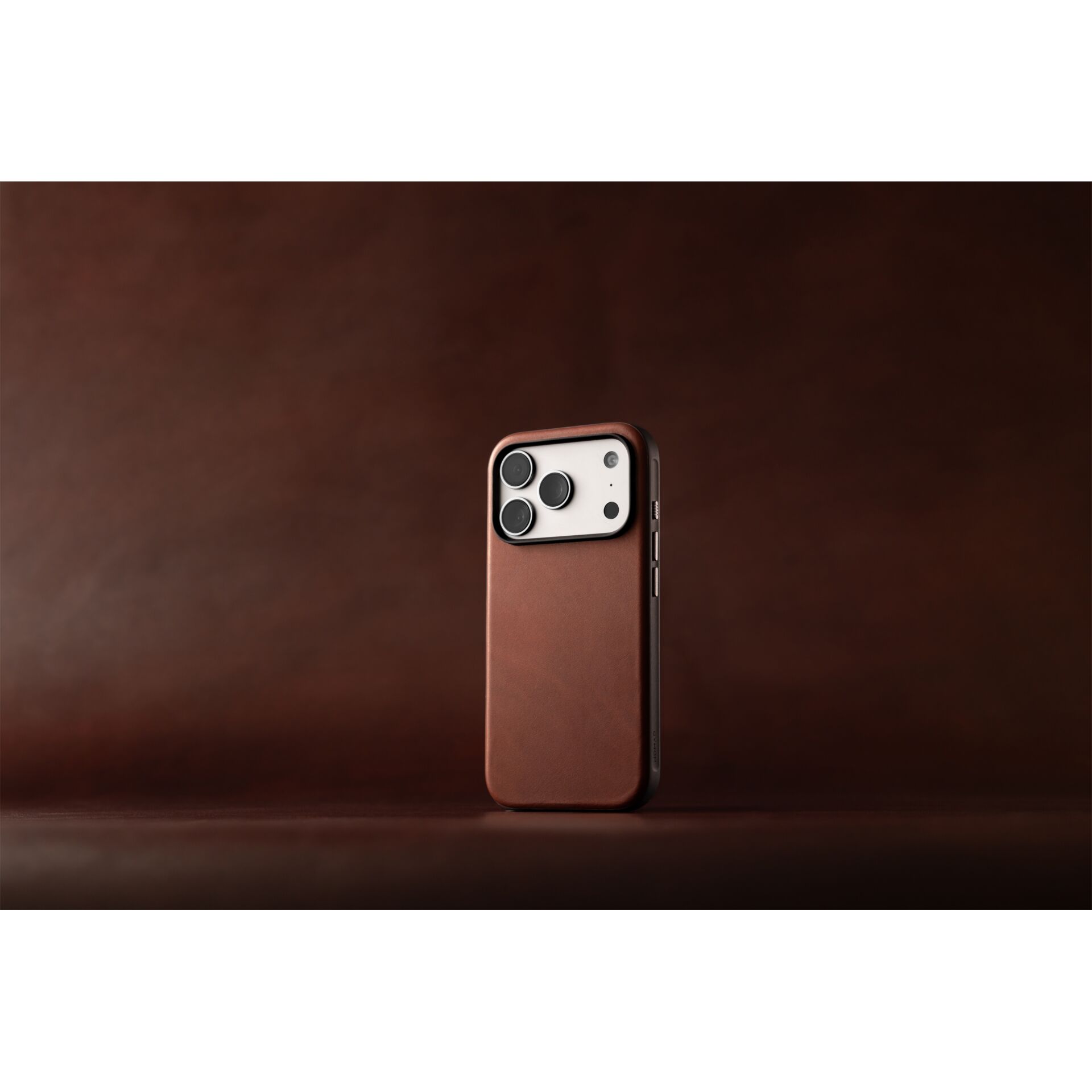 smartphone, hülle, braun, leder, iphone