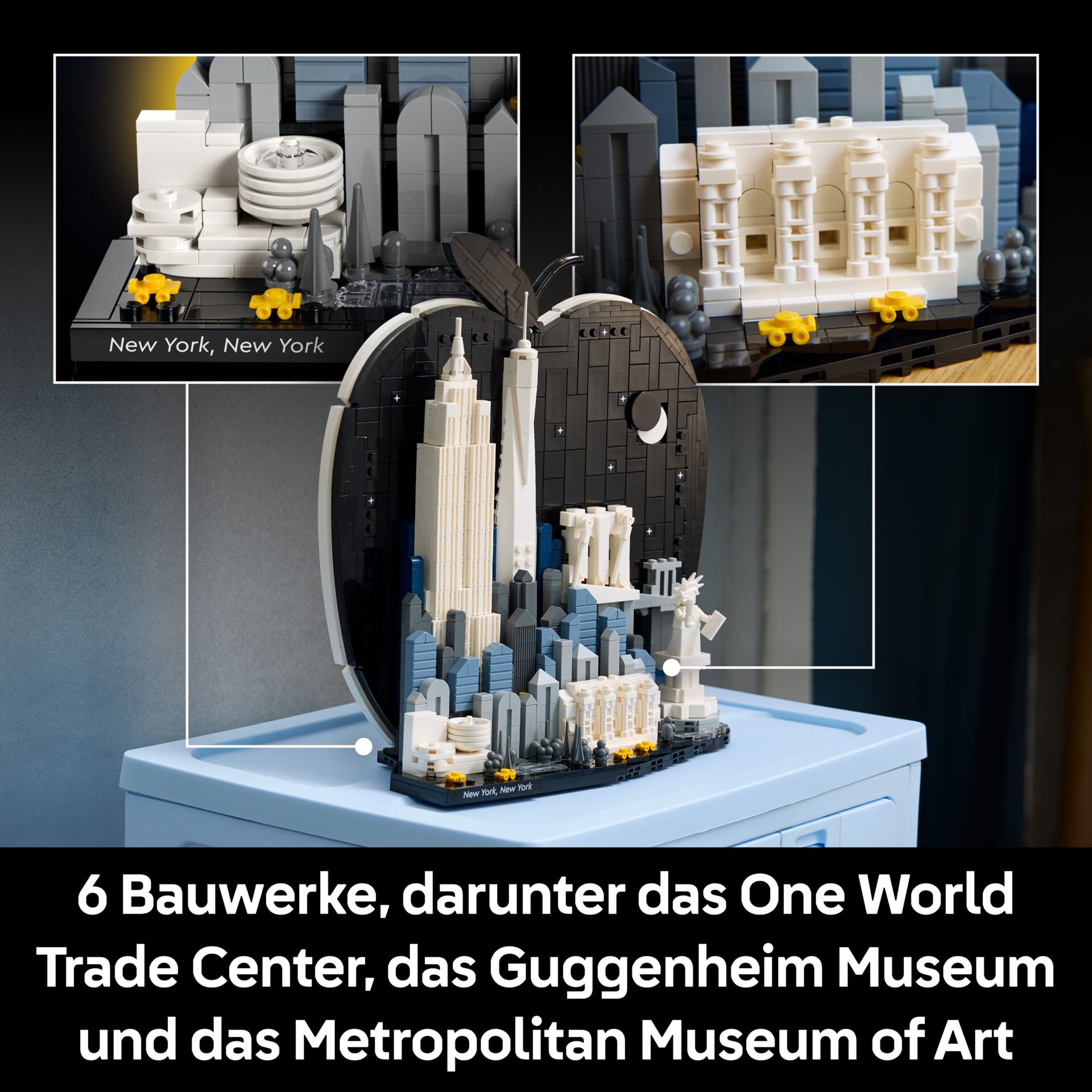 Lego, Stadt Skyline, Museum, Architektur, Kunstwerk
