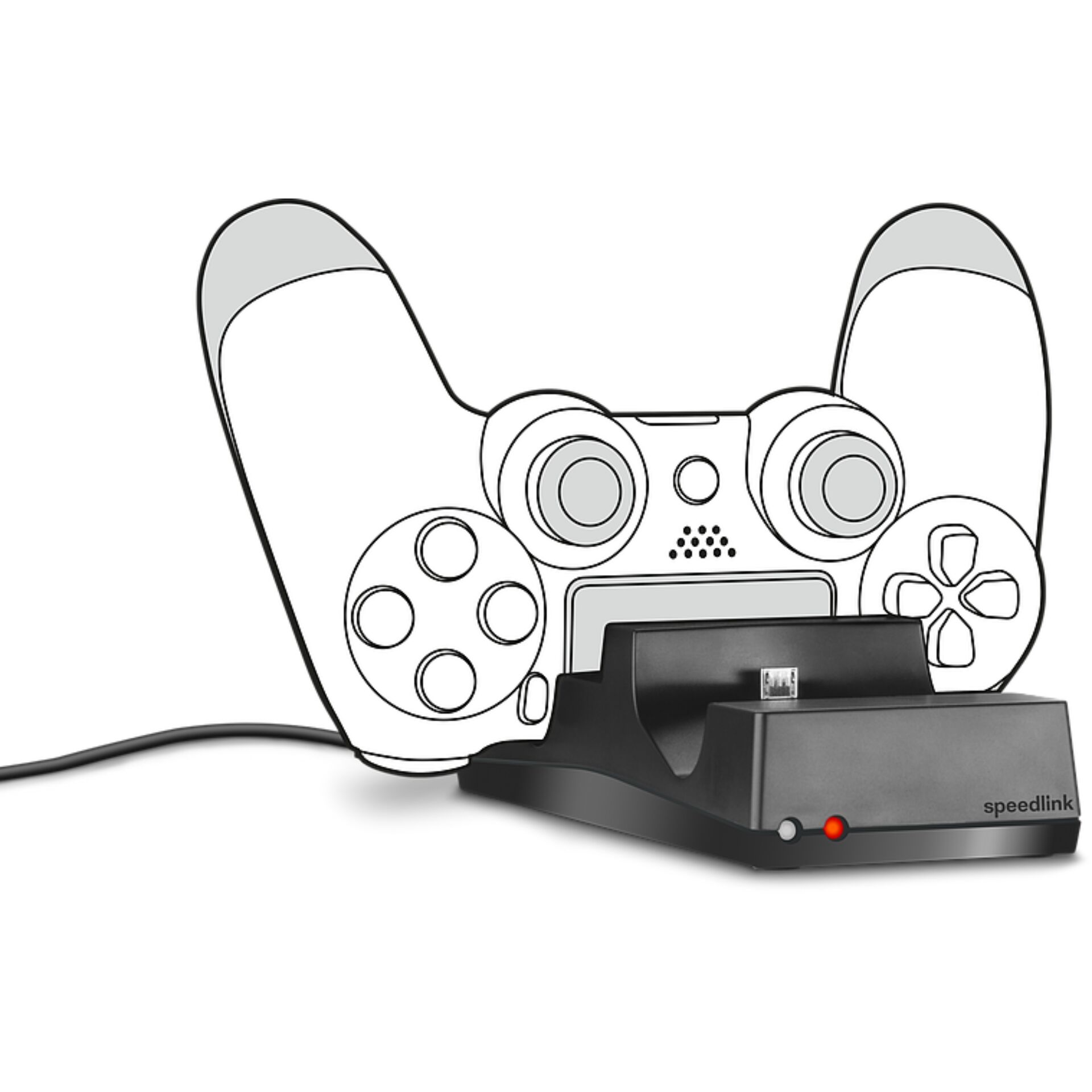 Speedlink JAZZ USB Charger  for PS4 black