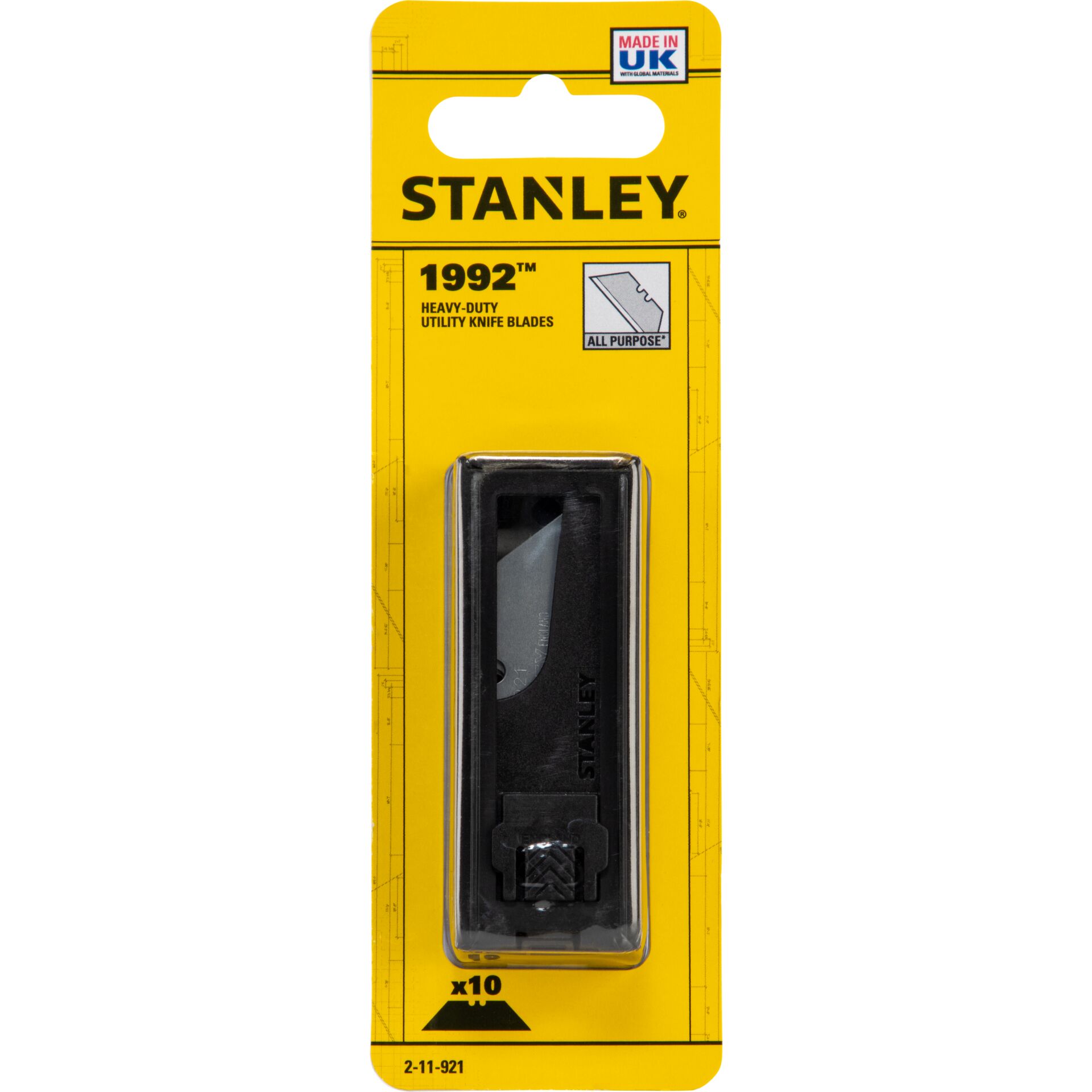 Stanley, Utility knife blades, Schwer last, X10 Pack, Allzweck