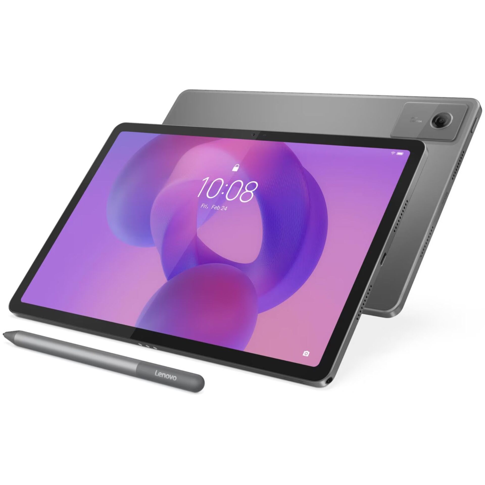 Tablet, Touchscreen, Stylus, Graues Gehäuse, Rückkamera