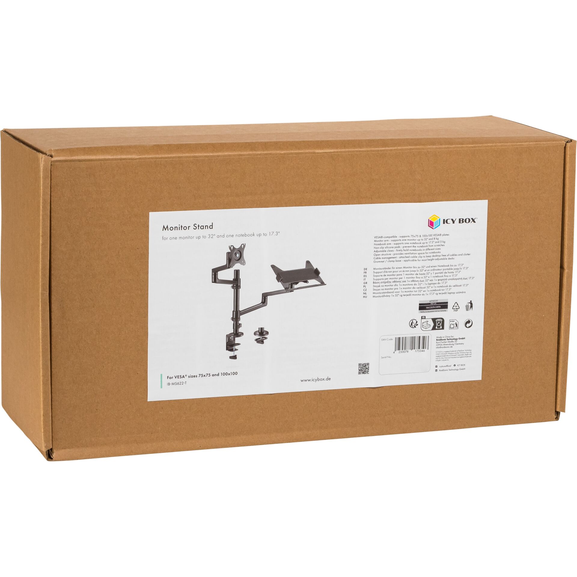 ICY BOX IB-MS622-T  Monitorständer für einen Monitor