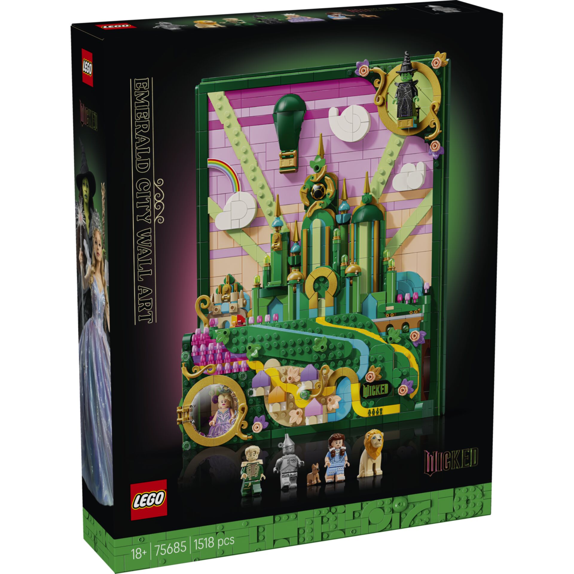 LEGO Wicked 75685  Emerald City Wandkunst