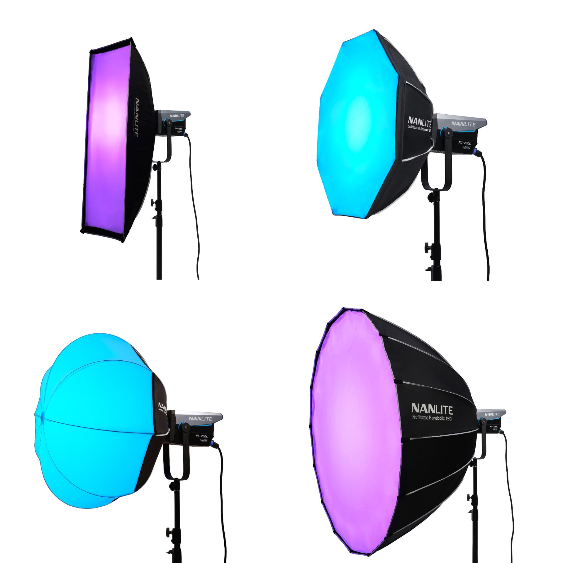 LED-Panel, Softbox, Studio Licht, NANLITE, Beleuchtung-Set
