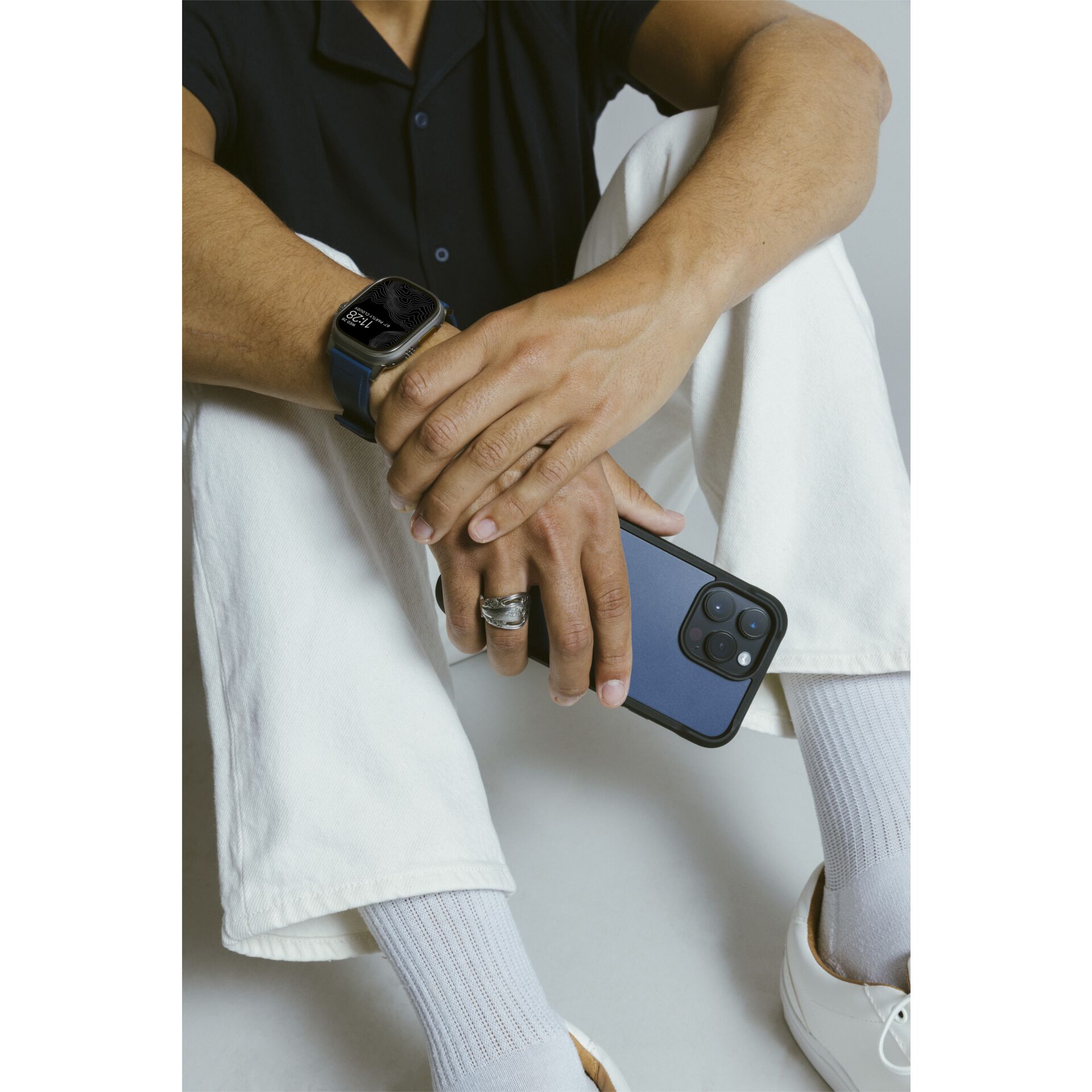 Elektronik, Telefon, Handy, Person, Armbanduhr