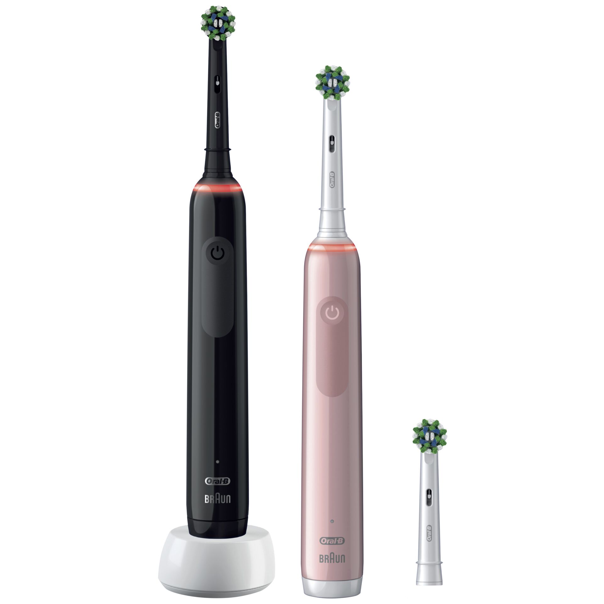 Oral-B PRO 3 3900 Duopack Black-Pink Edition JAS22 Pinsel, Gerät, Werkzeug, Zahnbürste