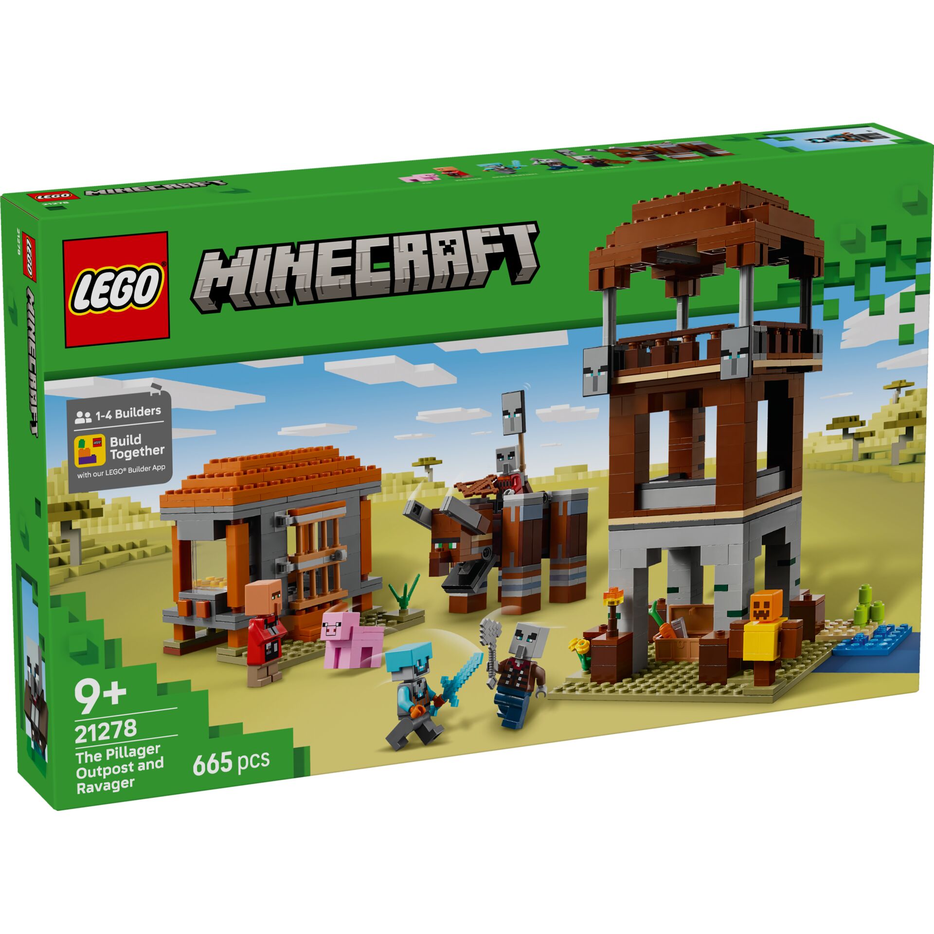 LEGO Minecraft 21278  Plünderer-Außenposten