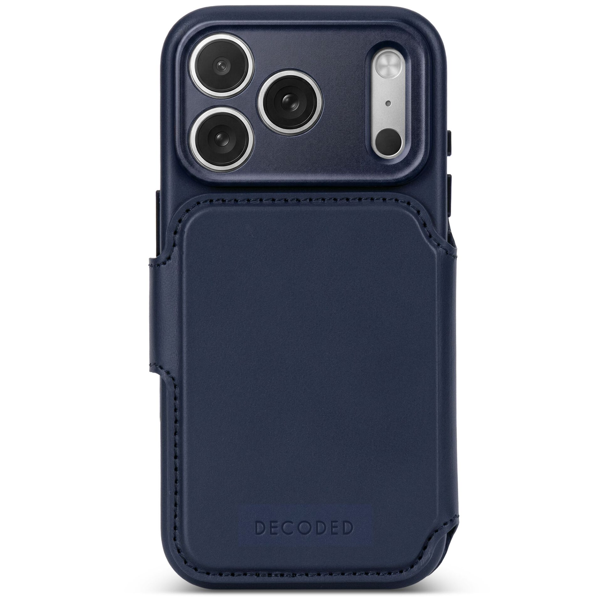 phone case, back case, card holder, blue, leatherette