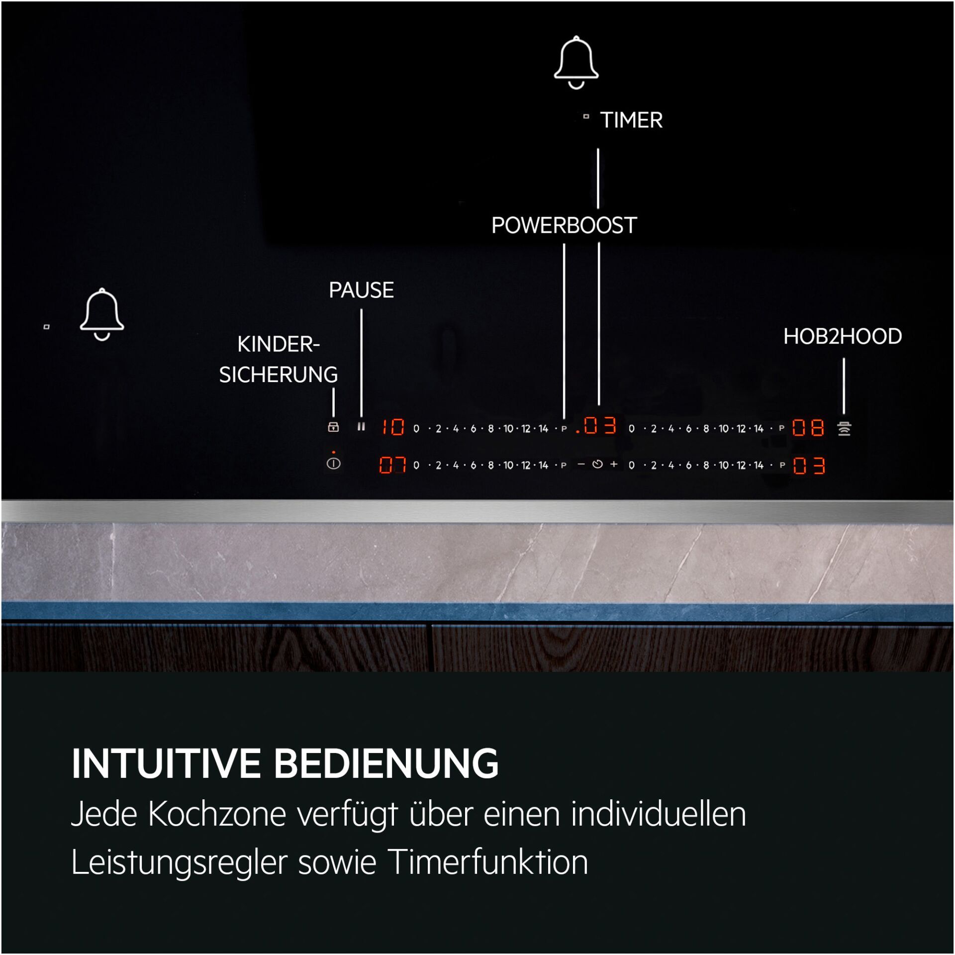 Kochfeld, Drinnen, Küche