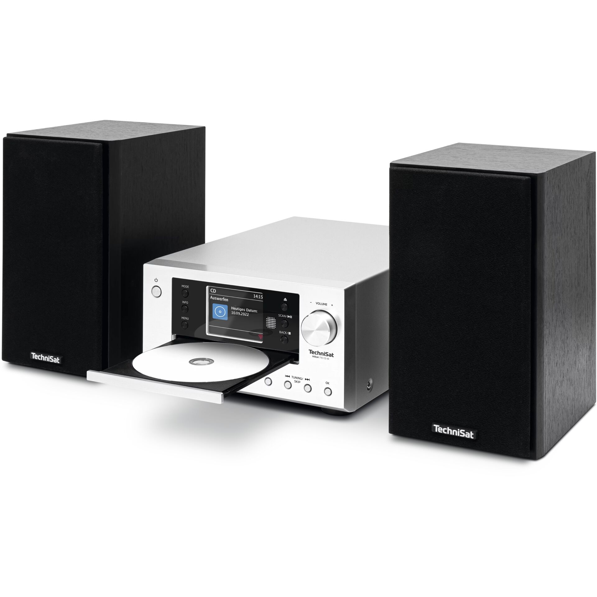 anlage, komponenten, cd-player, lautsprecher, hifi-anlage